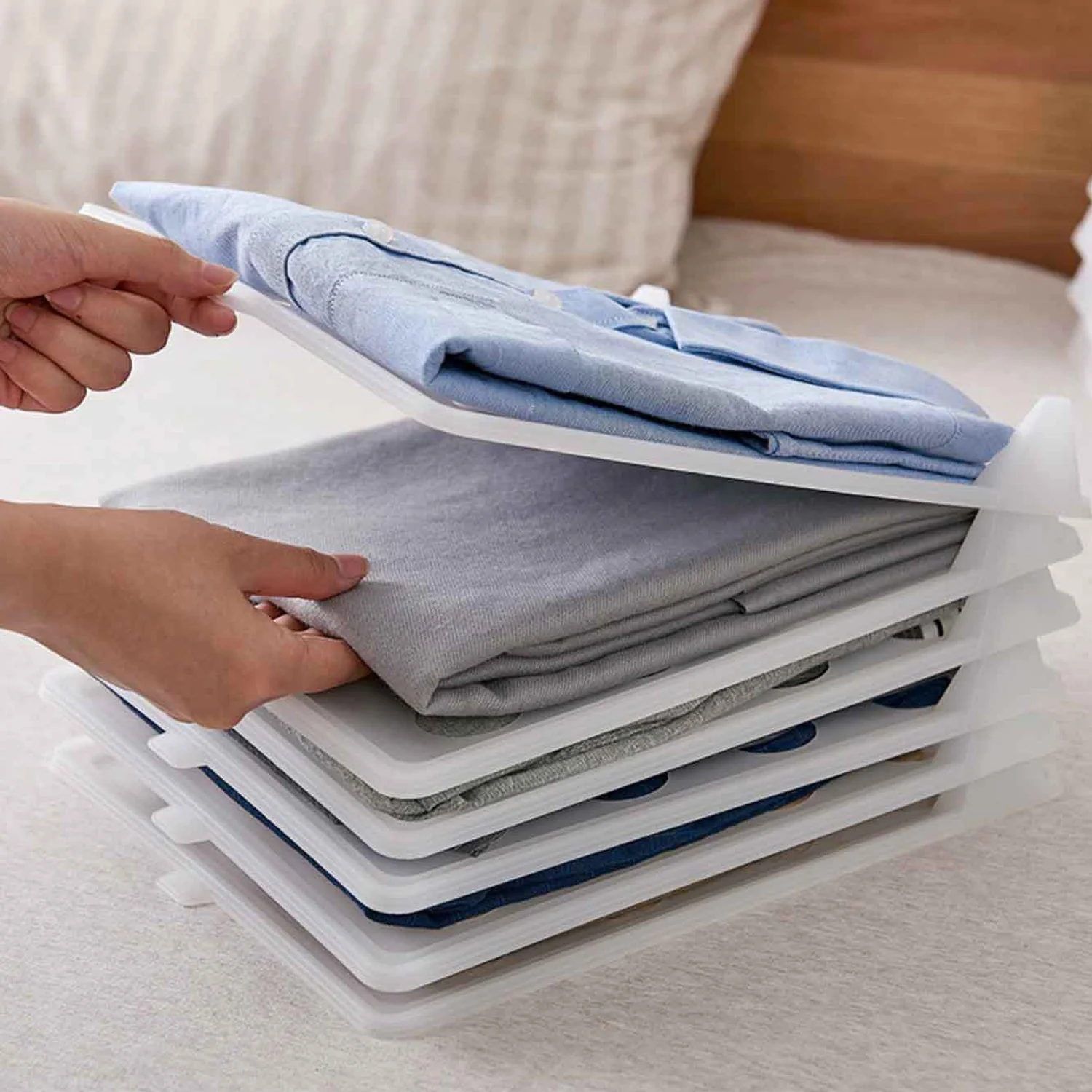 Cloth Organizer for Neat Fabric Storage – Ideal for Home & Ironing Shops (1 Pc, MOQ: 10) - Image 4
