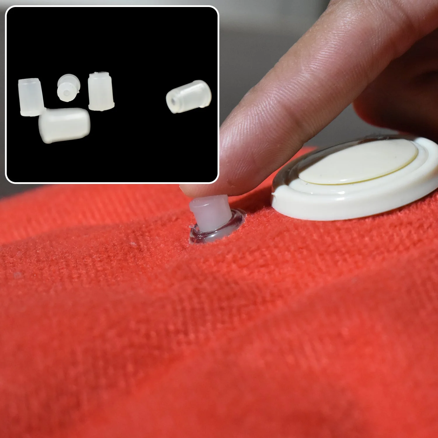 5 Pc Hot Water Bag Water Stopper used as stopper while injecting nails on walls etc - Image 4