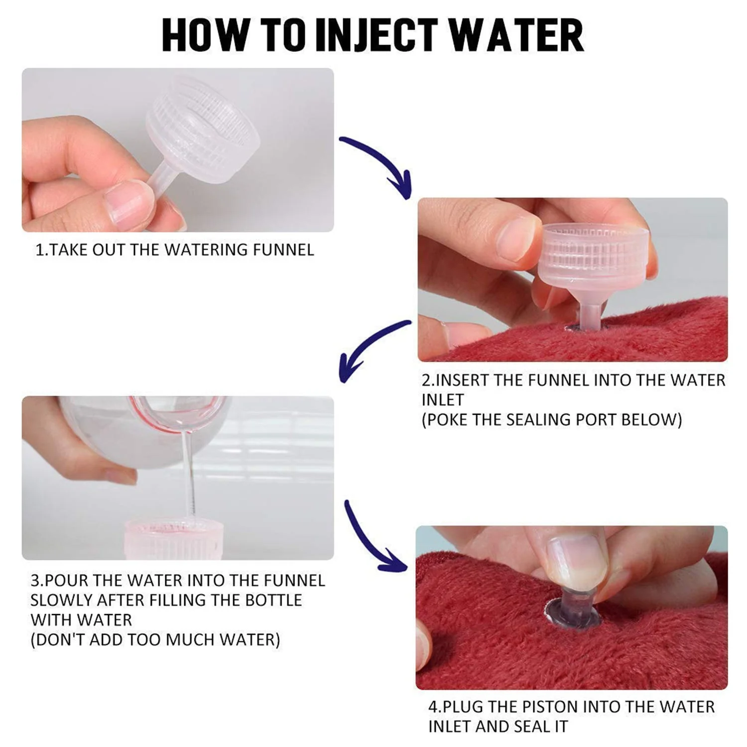 5 Pc Hot Water Bag Water Stopper used as stopper while injecting nails on walls etc - Image 8