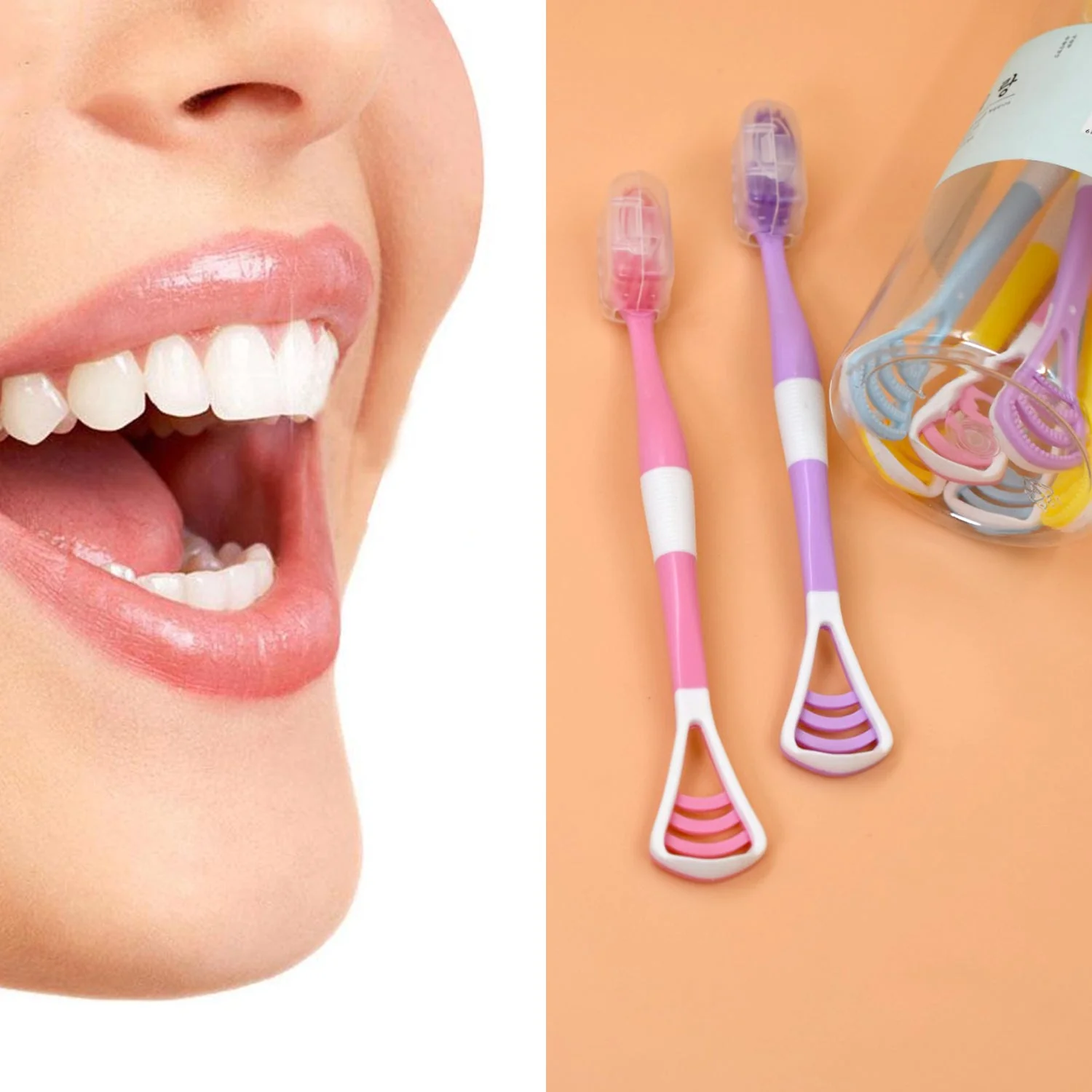 8 Pc 2-in-1 Toothbrush Case for Family Use - Image 4