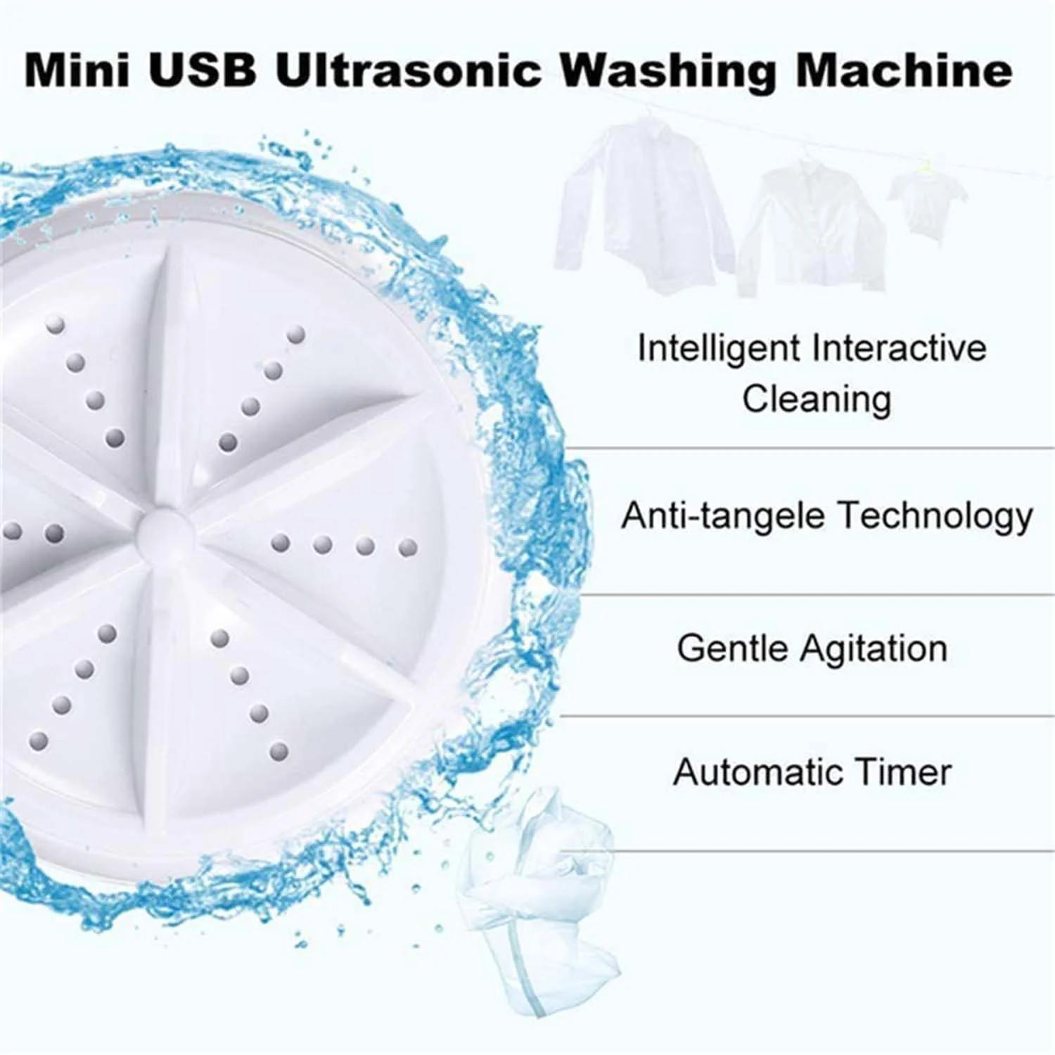 Mini Turbo Washing Machine – Portable USB Washer for Home & Small Spaces - Image 9