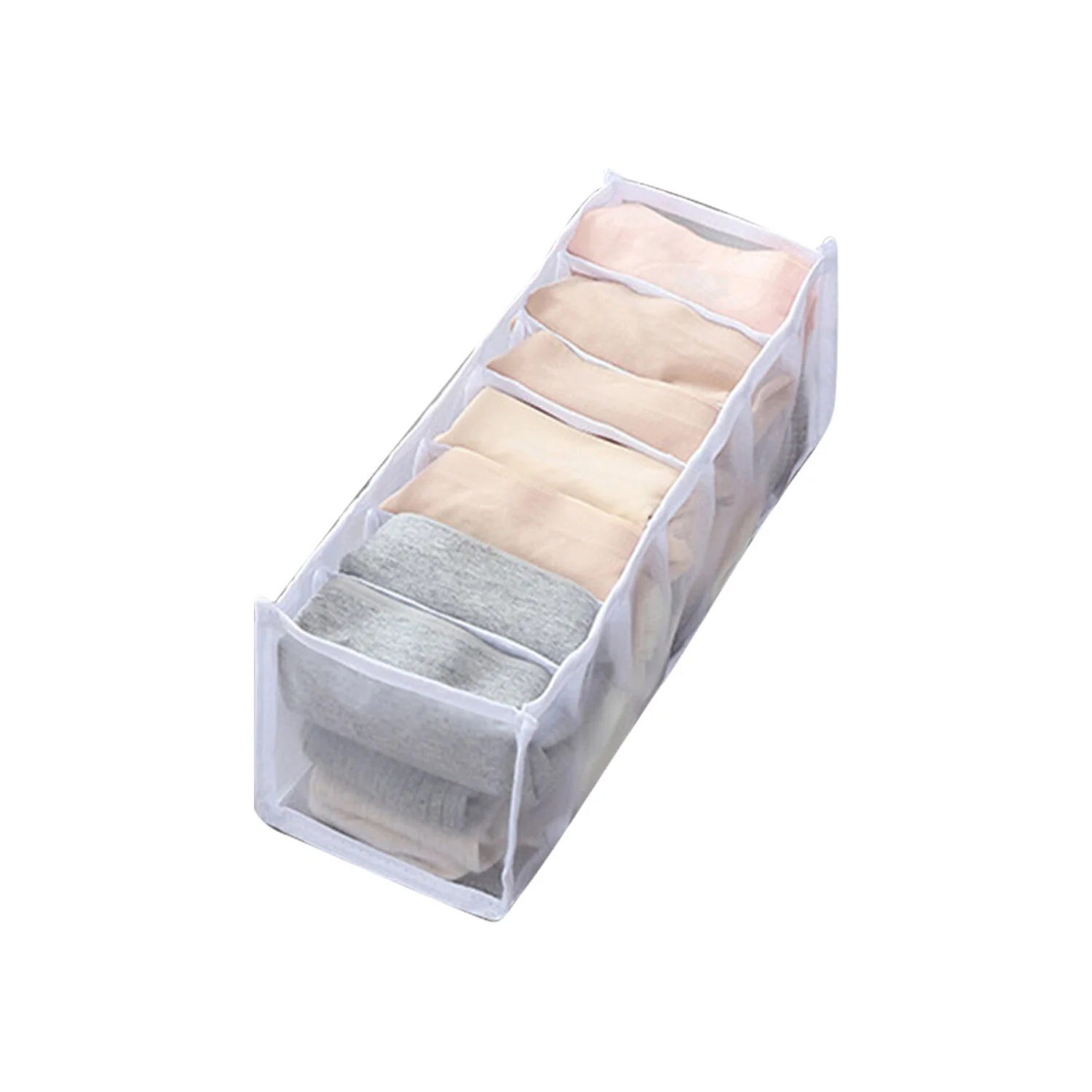 Laundry 7 section bag widely used storing and managing laundry cloths and stuffs etc - Image 4