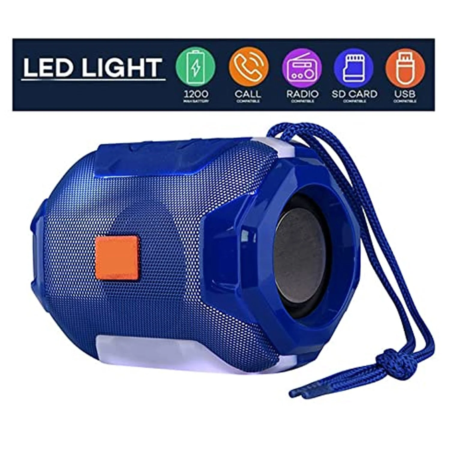 Wireless Portable Bluetooth DJ Bass Speaker , Rechargeable Media Player - Image 3