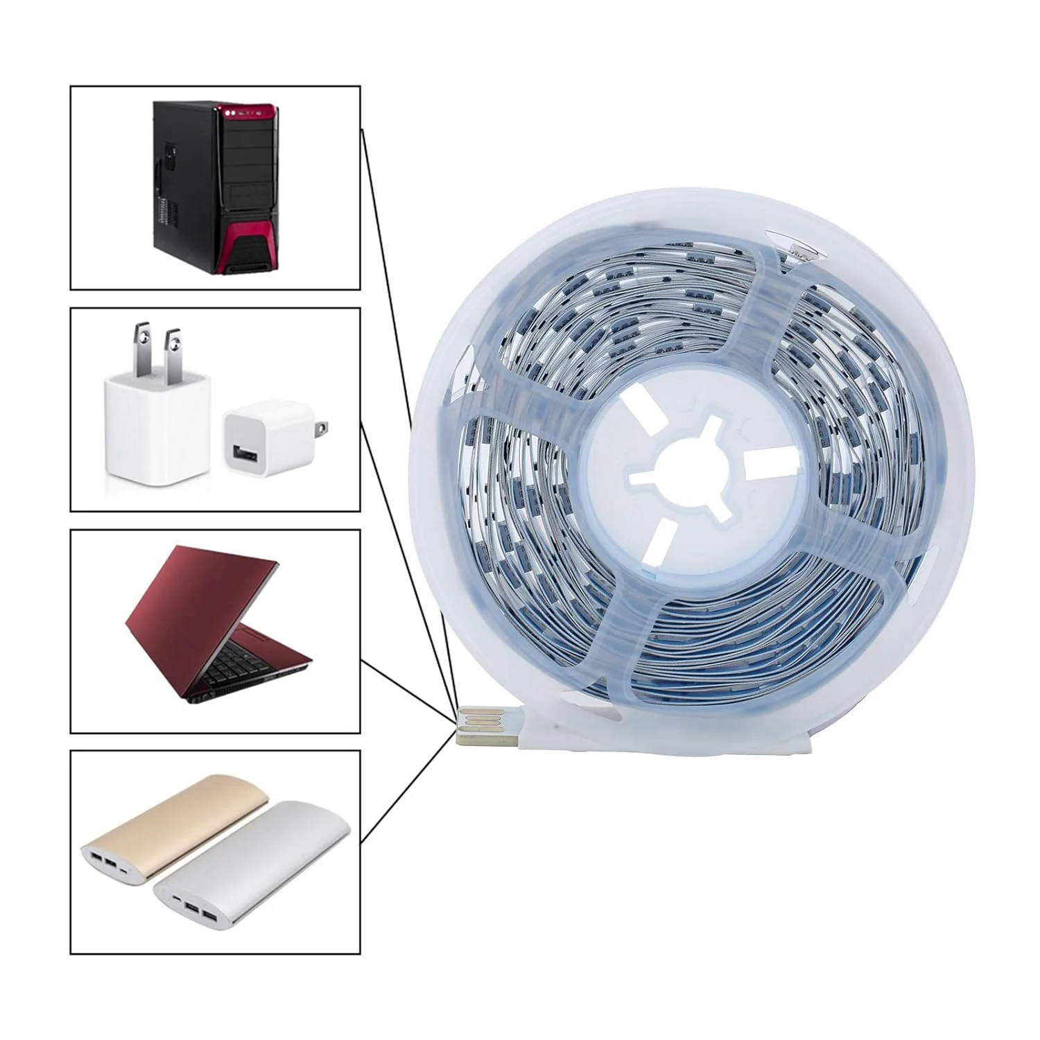 Multi Coloured 10M RGB LED Strip Lights (1 Pc) - Image 3