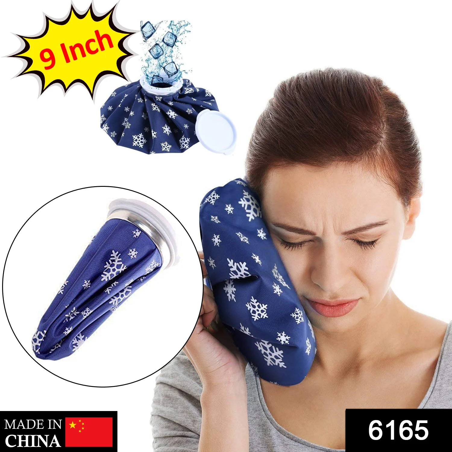 Pain Reliever Ice Bag Used To Overcome Joints Pain In Body. - Image 2