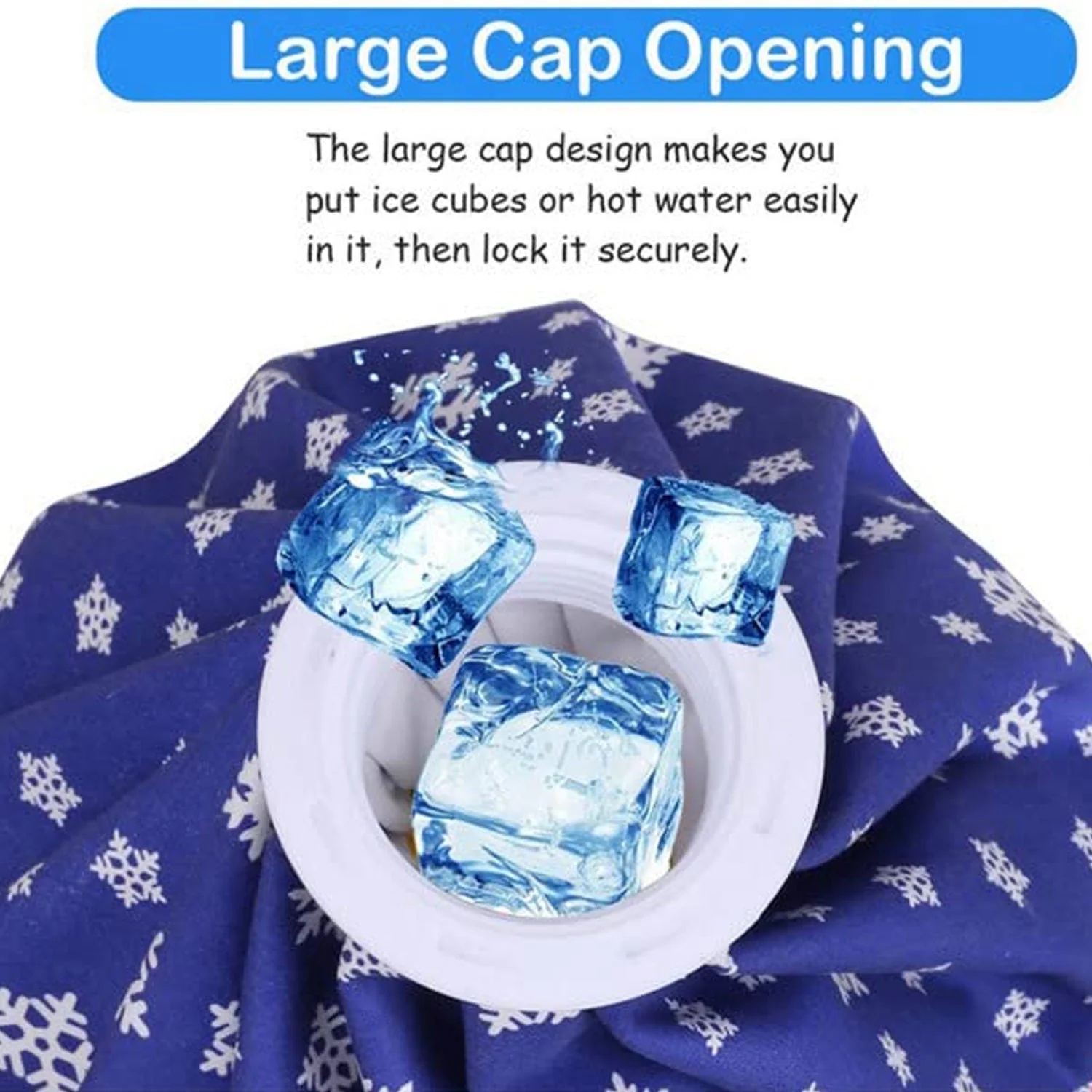 Pain Reliever Ice Bag Used To Overcome Joints Pain In Body. - Image 3