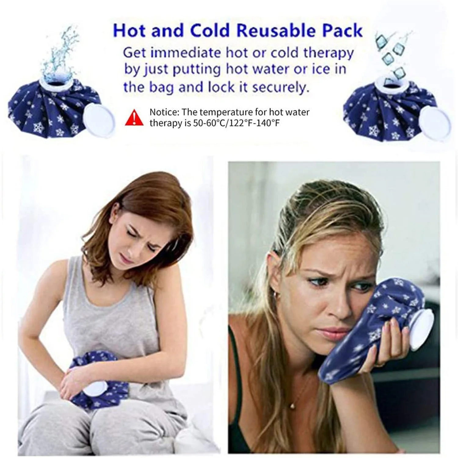 Pain Reliever Ice Bag Used To Overcome Joints Pain In Body. - Image 6