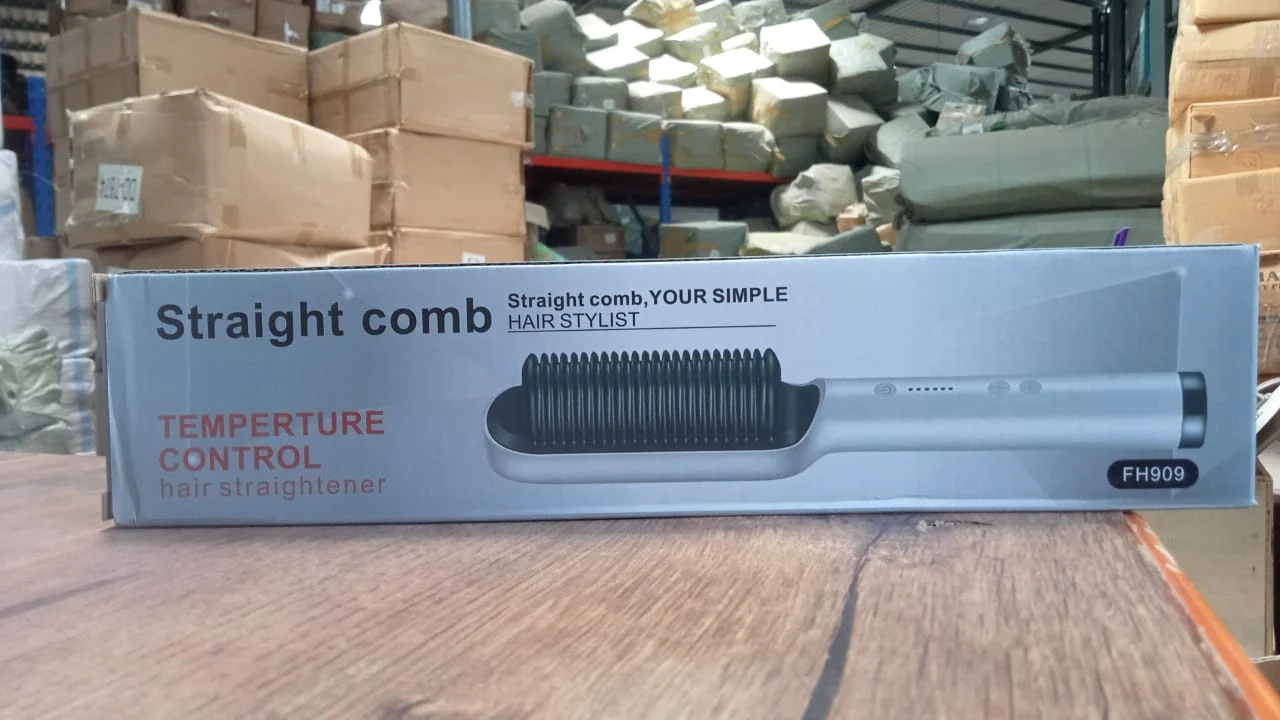 Hqt-909B Hair Straightener Used While Massaging Hair Scalps Head., Hair accessories - Image 12