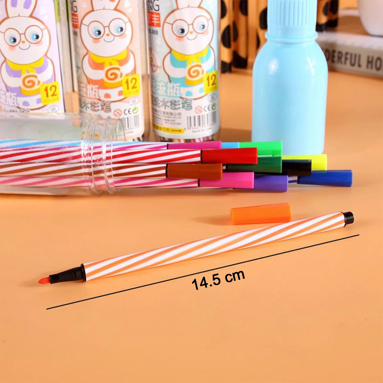 Minions Sketch Pen Set with Attractive Designed Case (Pack of 12) - Image 5