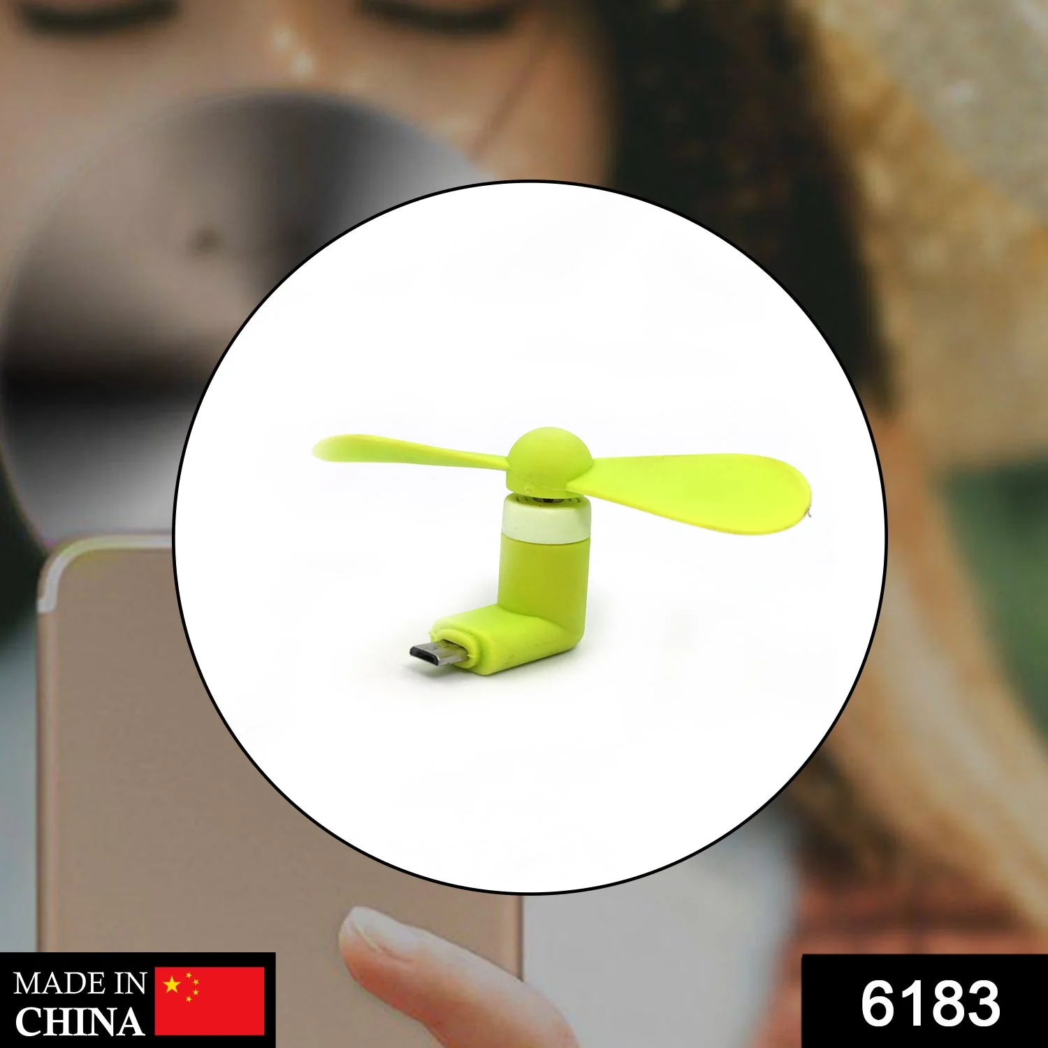 Mini USB Fan – Instant Cooling Handy Fan for Anytime Use (Micro Port) - Image 2