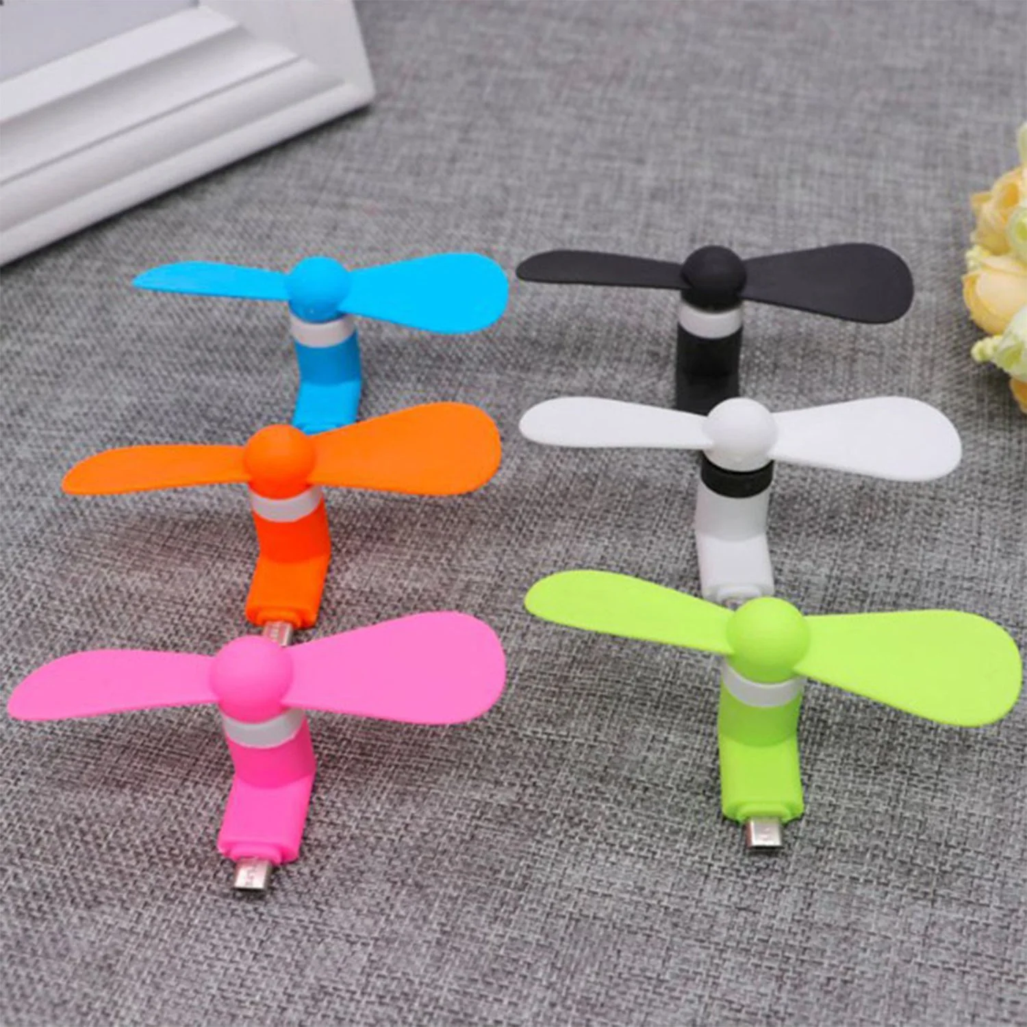 Mini USB Fan – Instant Cooling Handy Fan for Anytime Use (Micro Port) - Image 7