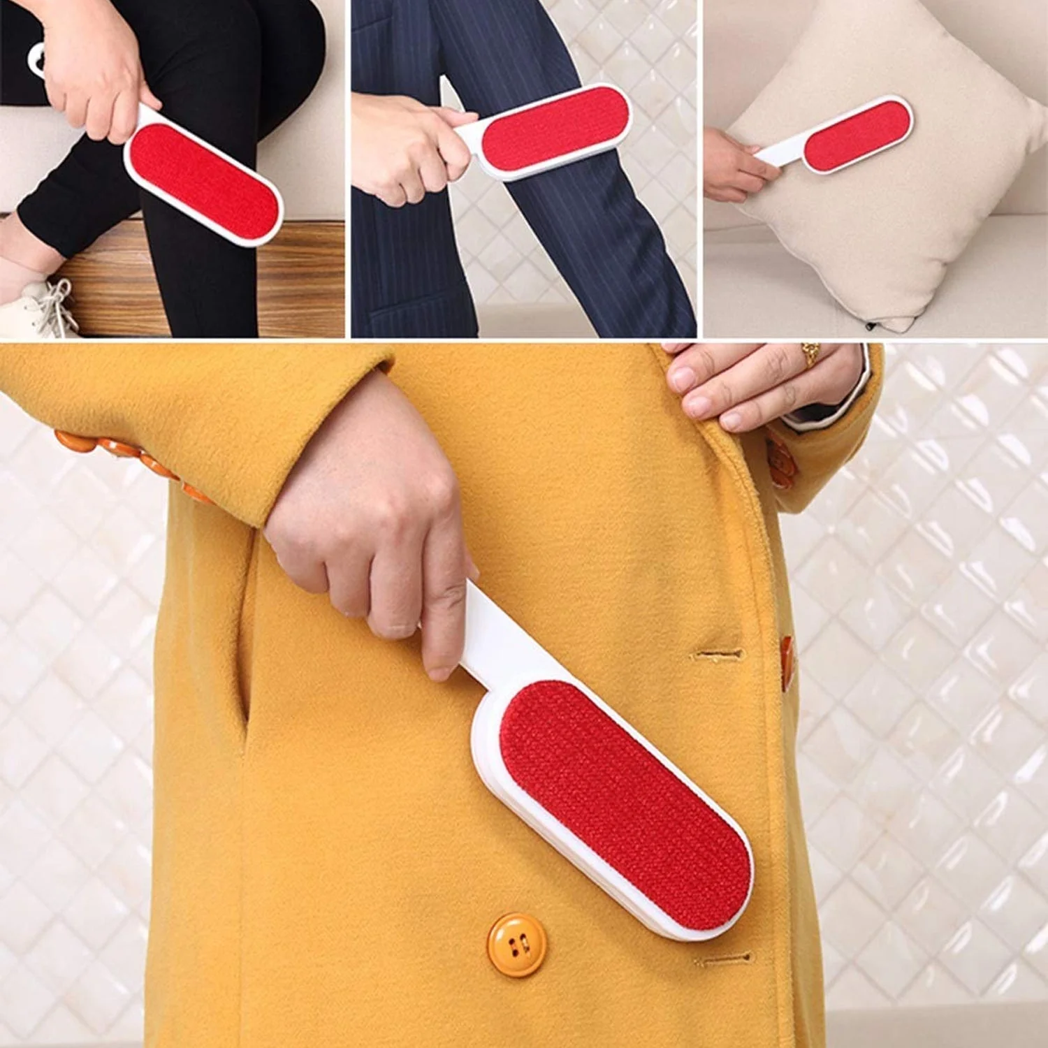PET HAIR REMOVER MULTI-PURPOSE DOUBLE SIDED SELF-CLEANING AND REUSABLE PET FUR REMOVER - Image 5
