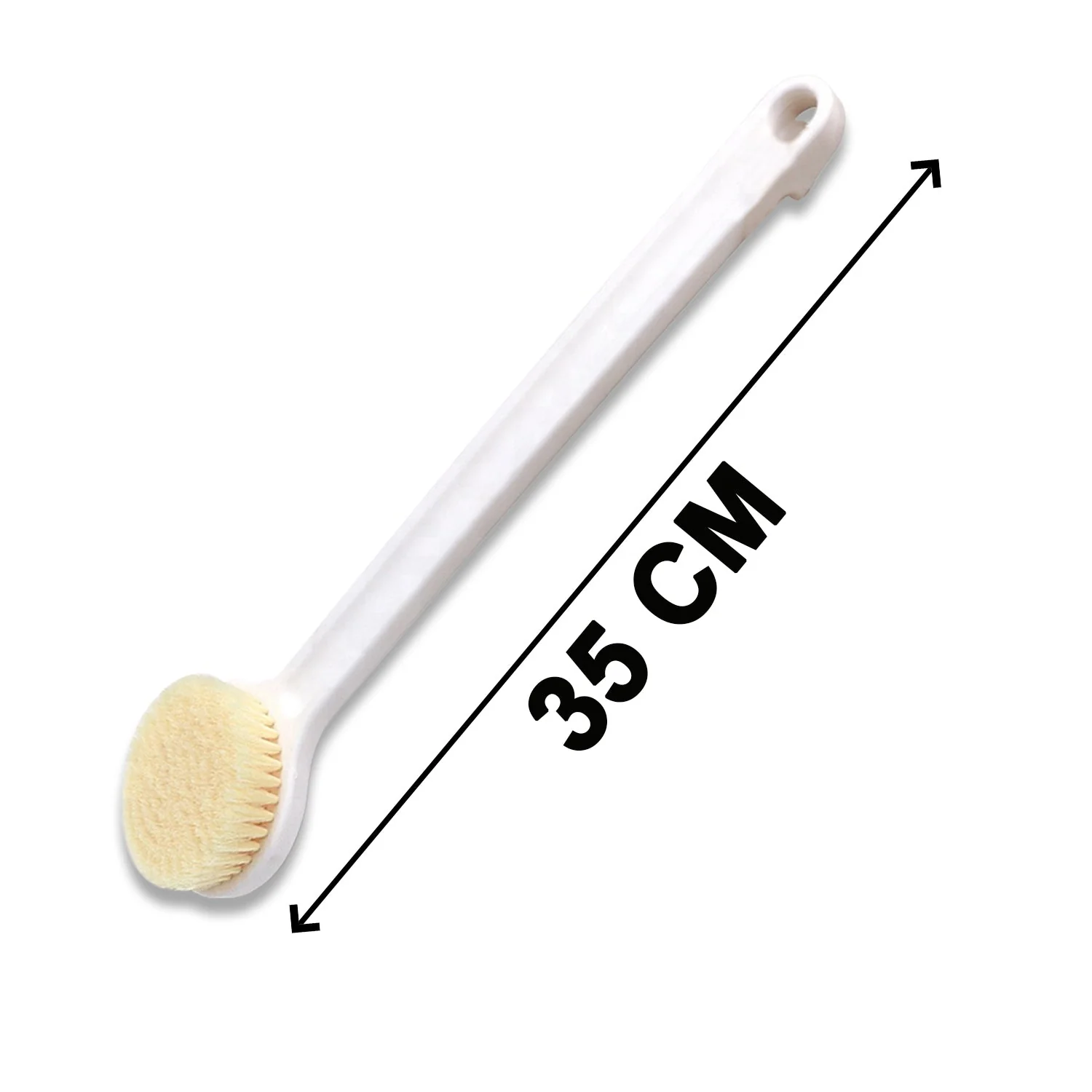 Body Brush Long Handle Dry Brush Soft Bristle Bath Brush Back Scrub Exfoliating - Image 5