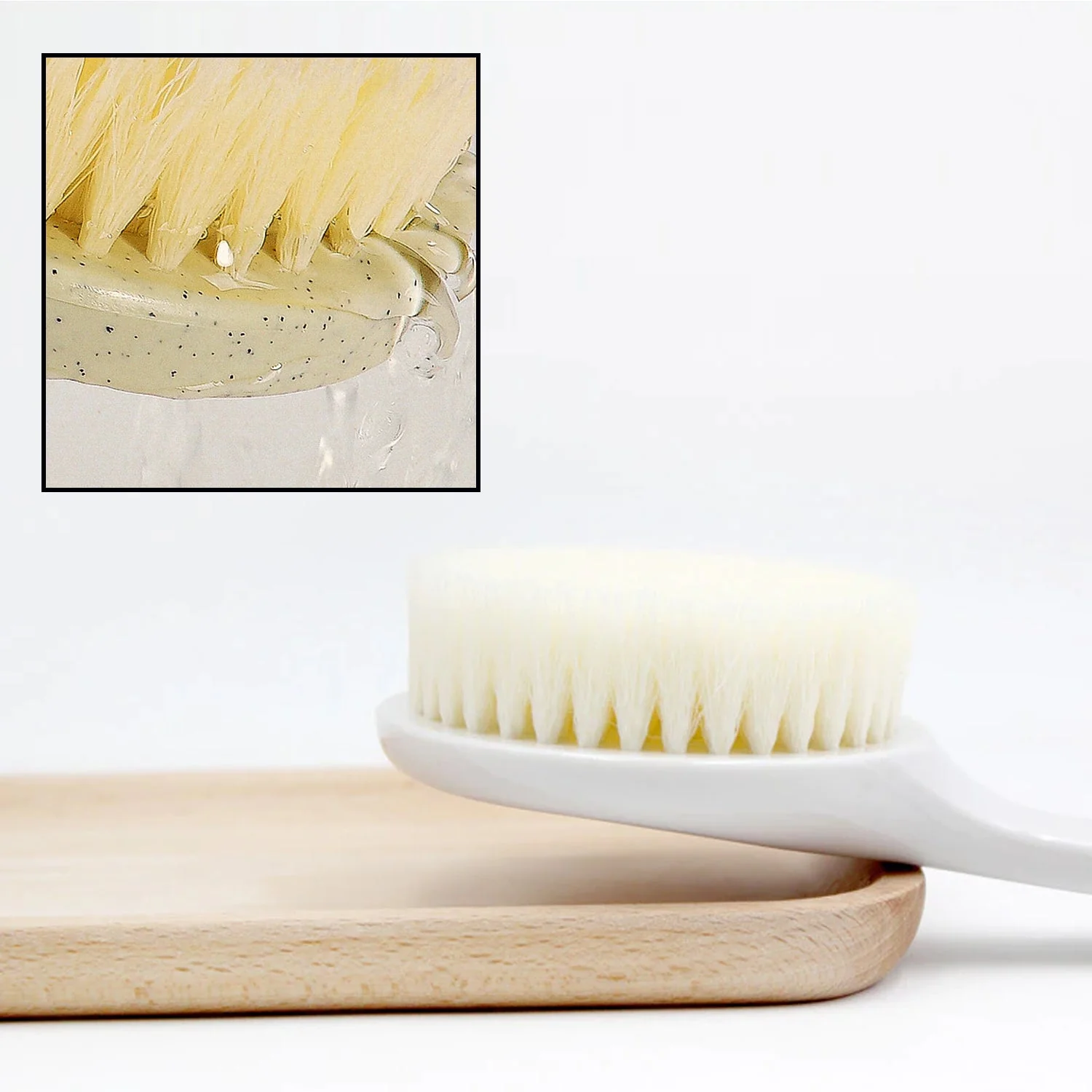 Body Brush Long Handle Dry Brush Soft Bristle Bath Brush Back Scrub Exfoliating - Image 7