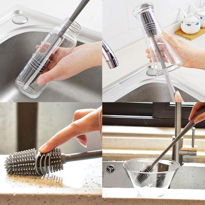 Long Bottle Cleaning Brush for Washing Water Bottle, Narrow Neck Containers - Image 7