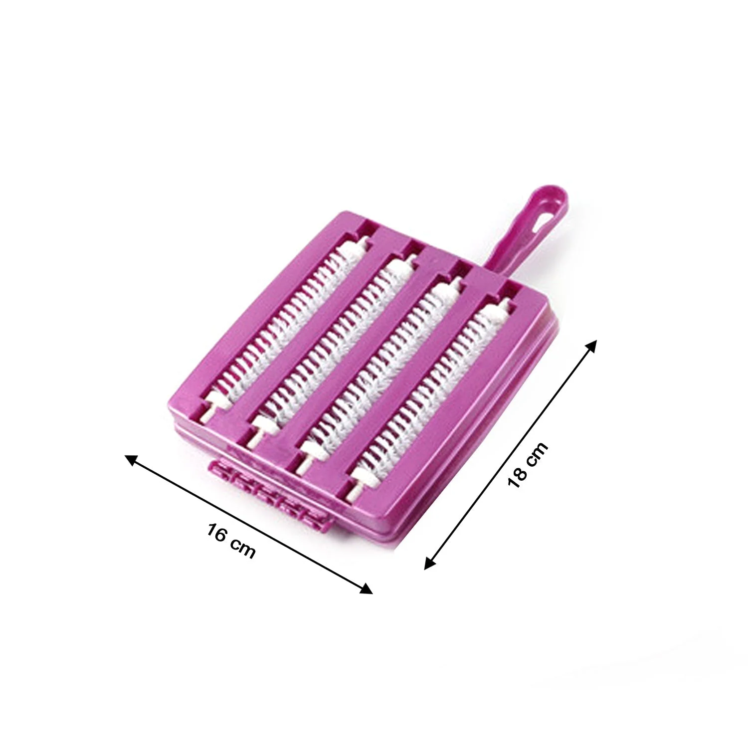 Plastic Handheld Carpet Roller Brush Cleaning with Dust Crumb Collector, Wet - Image 6