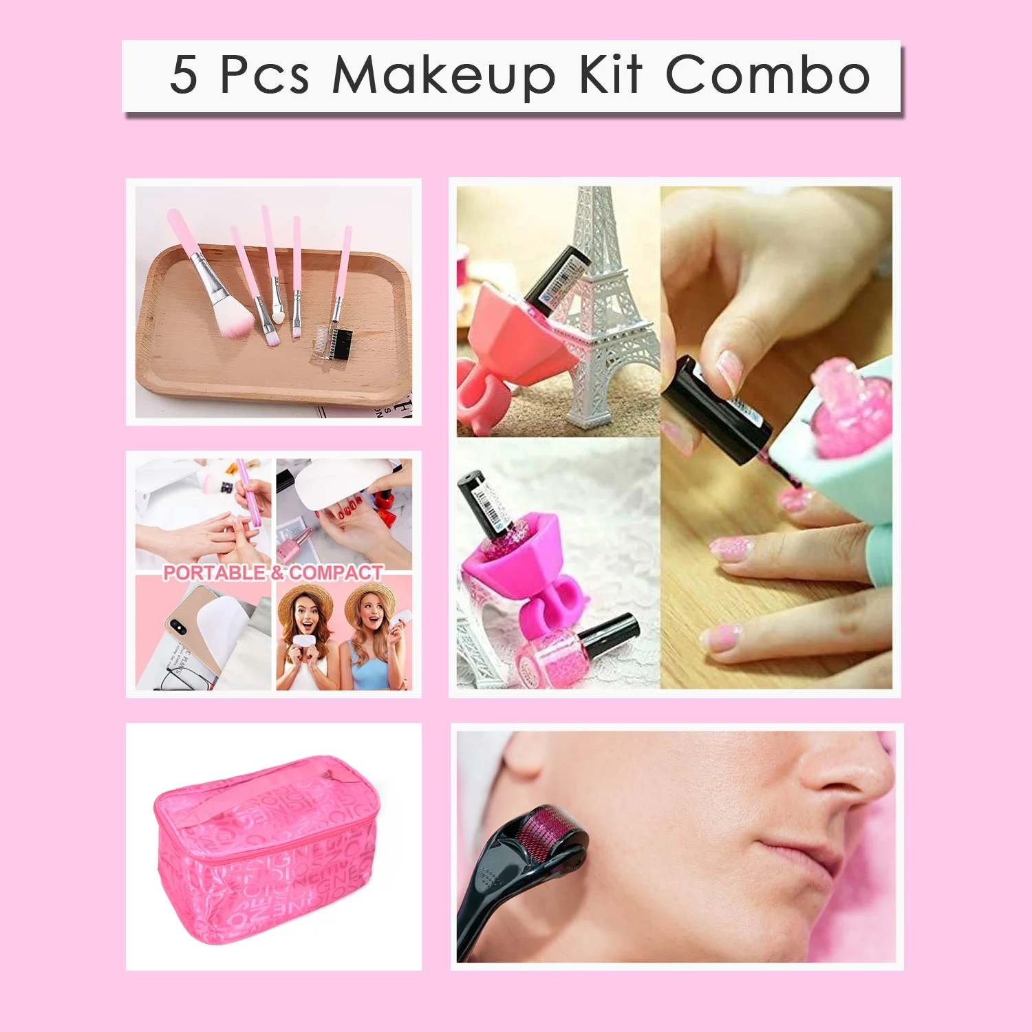 5pc Makeup tools kit for girls and women - Image 7