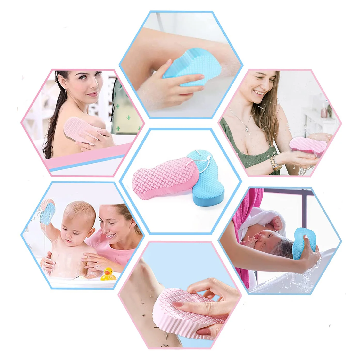 Ultra Soft Exfoliating Sponge – Dead Skin Remover & Face Scrubber - Image 6