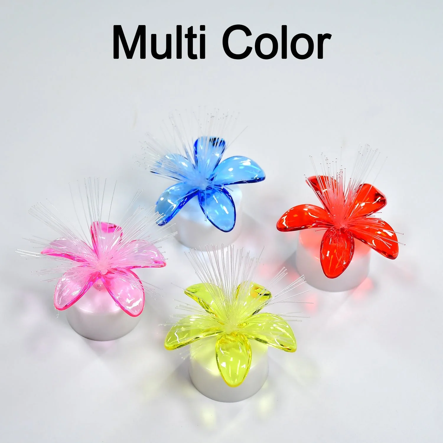 Pack of 12 Mini Fiber Optic LED Table Centerpieces for Diwali - Image 11