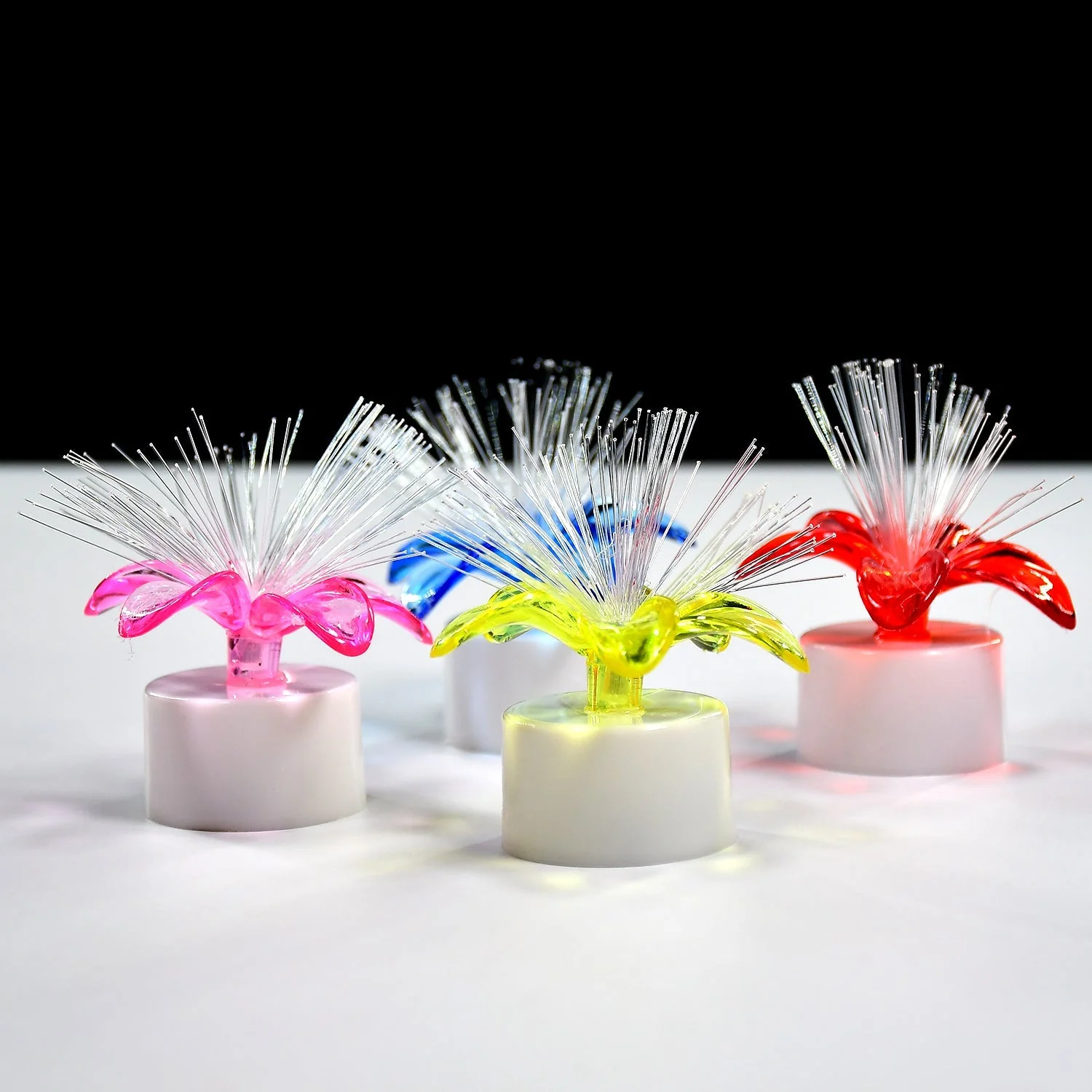 Pack of 12 Mini Fiber Optic LED Table Centerpieces for Diwali - Image 14