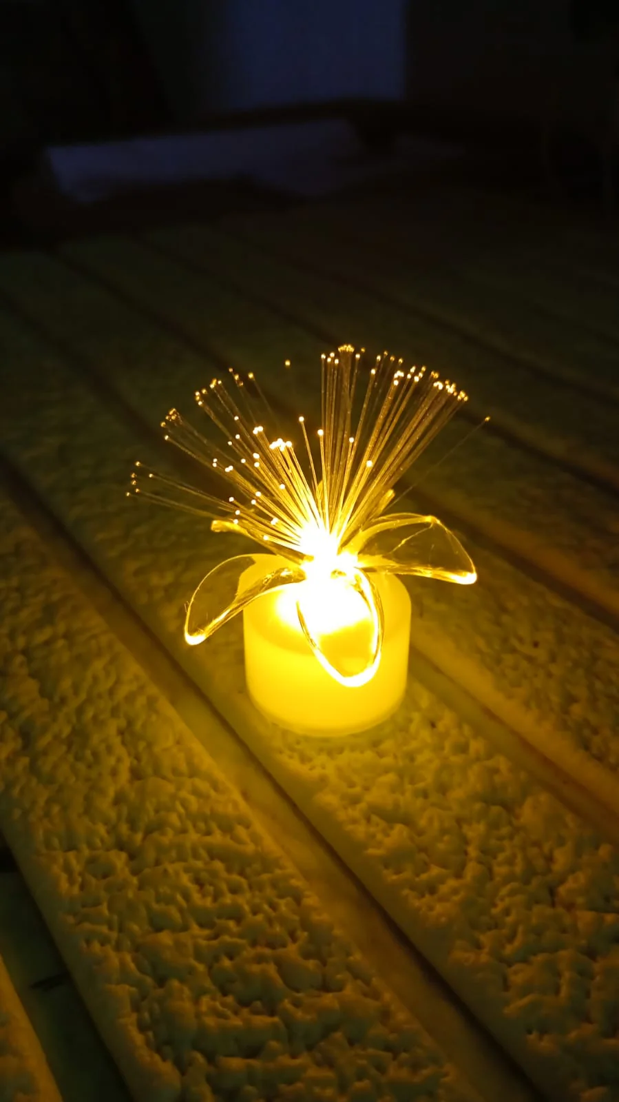 Pack of 12 Mini Fiber Optic LED Table Centerpieces for Diwali - Image 8