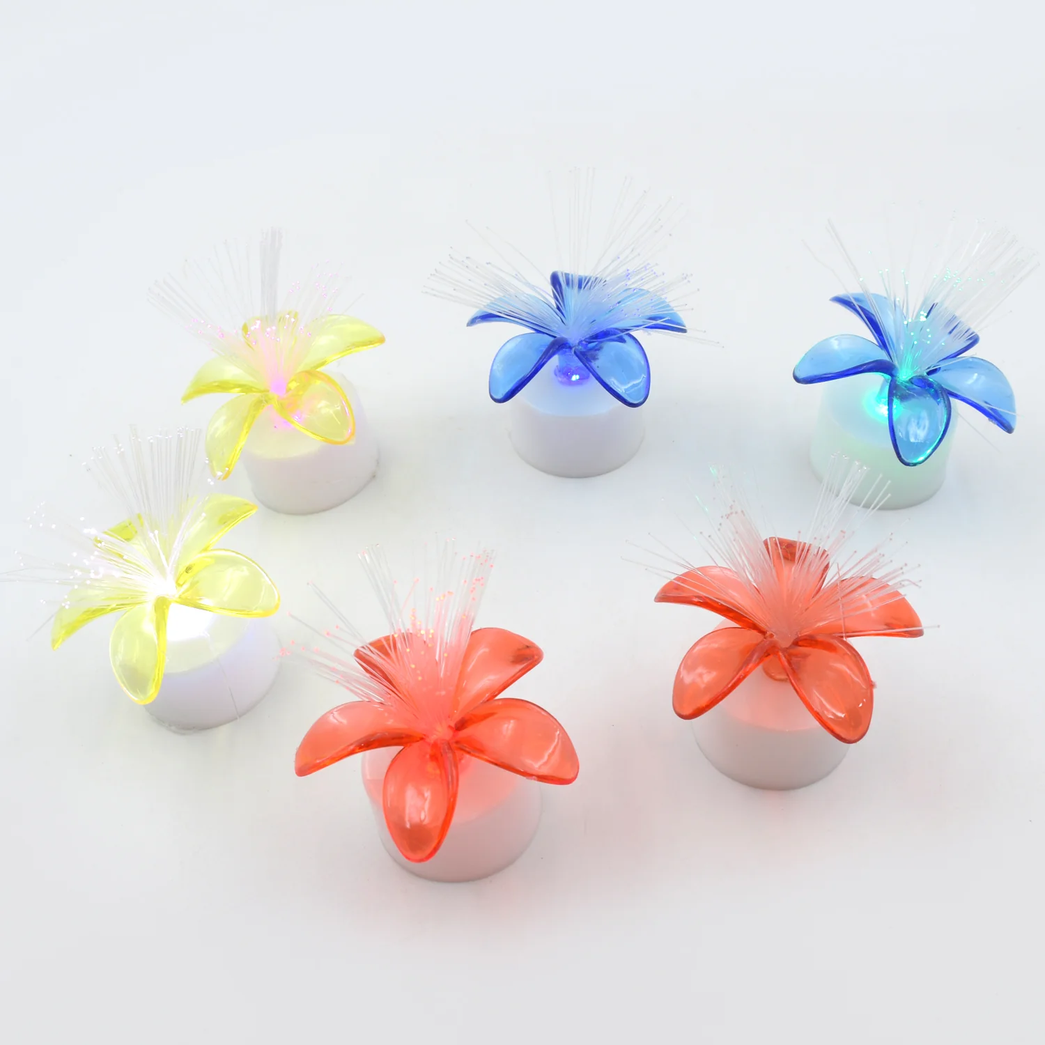 Fiber Optic Light – Mini Color Change LED Table Centerpieces for Diwali (Pack of 6) - Image 3