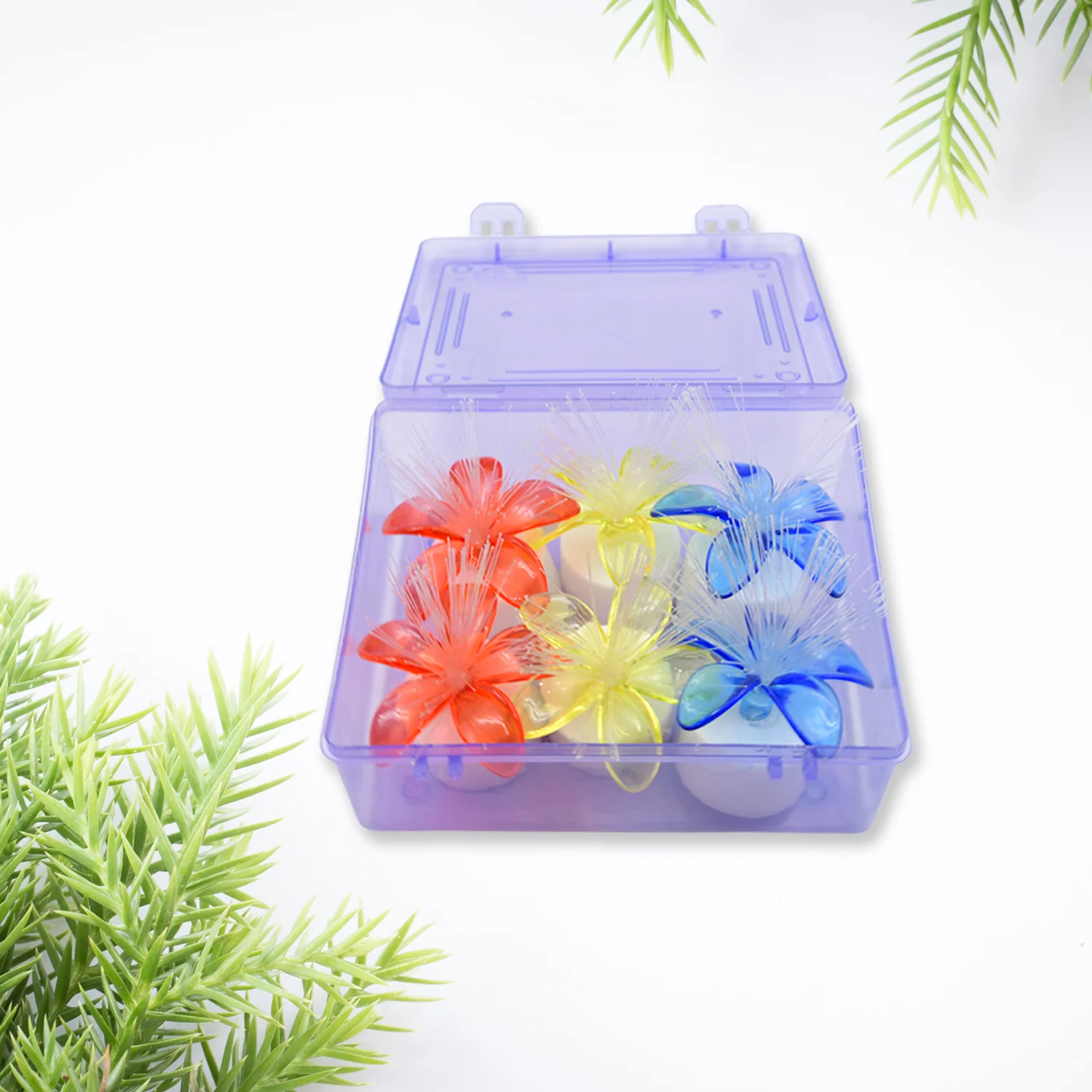 Fiber Optic Light – Mini Color Change LED Table Centerpieces for Diwali (Pack of 6) - Image 6