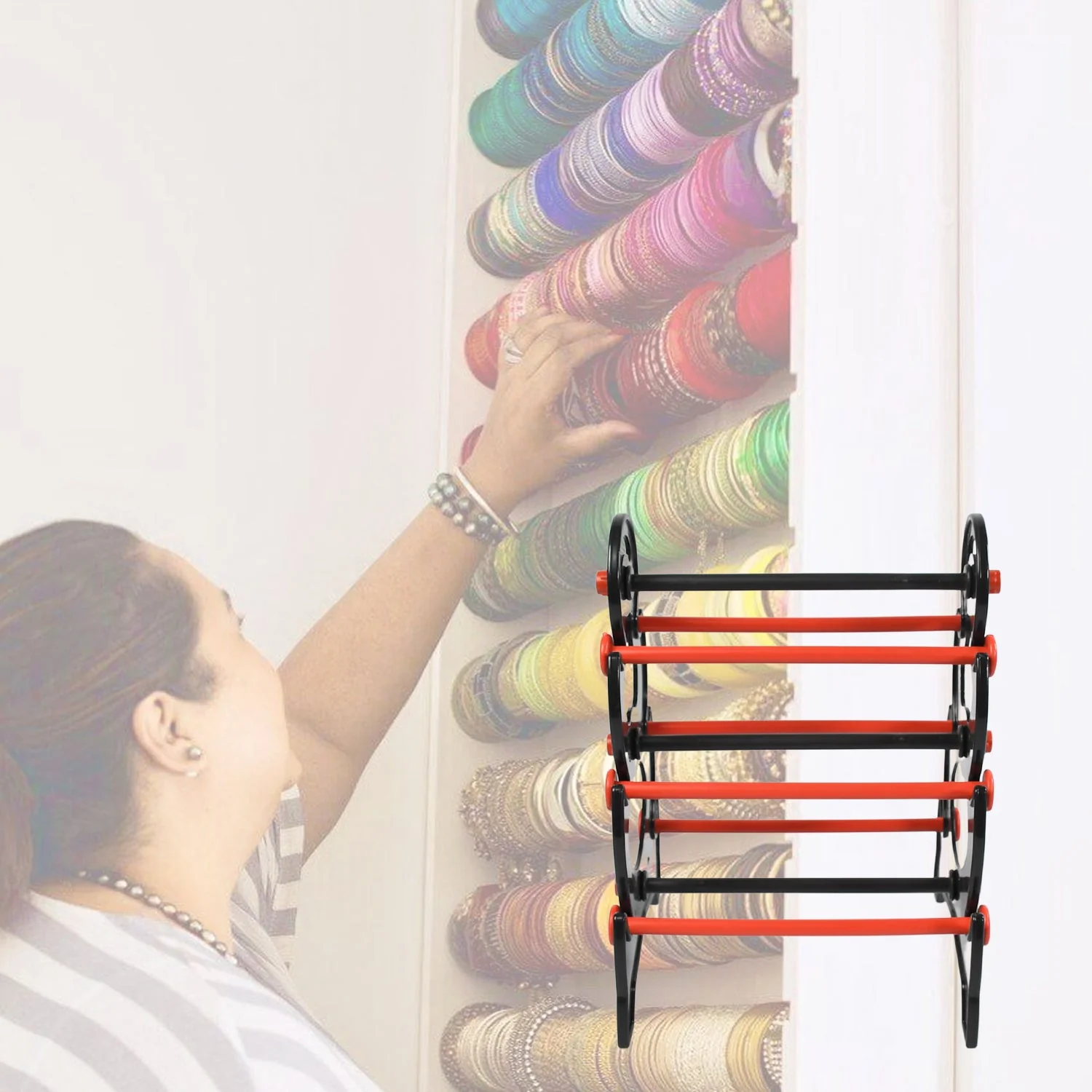 Bangle Stand 3 Step Bangle Storage Organizer Suitable For Display & Home - Image 6