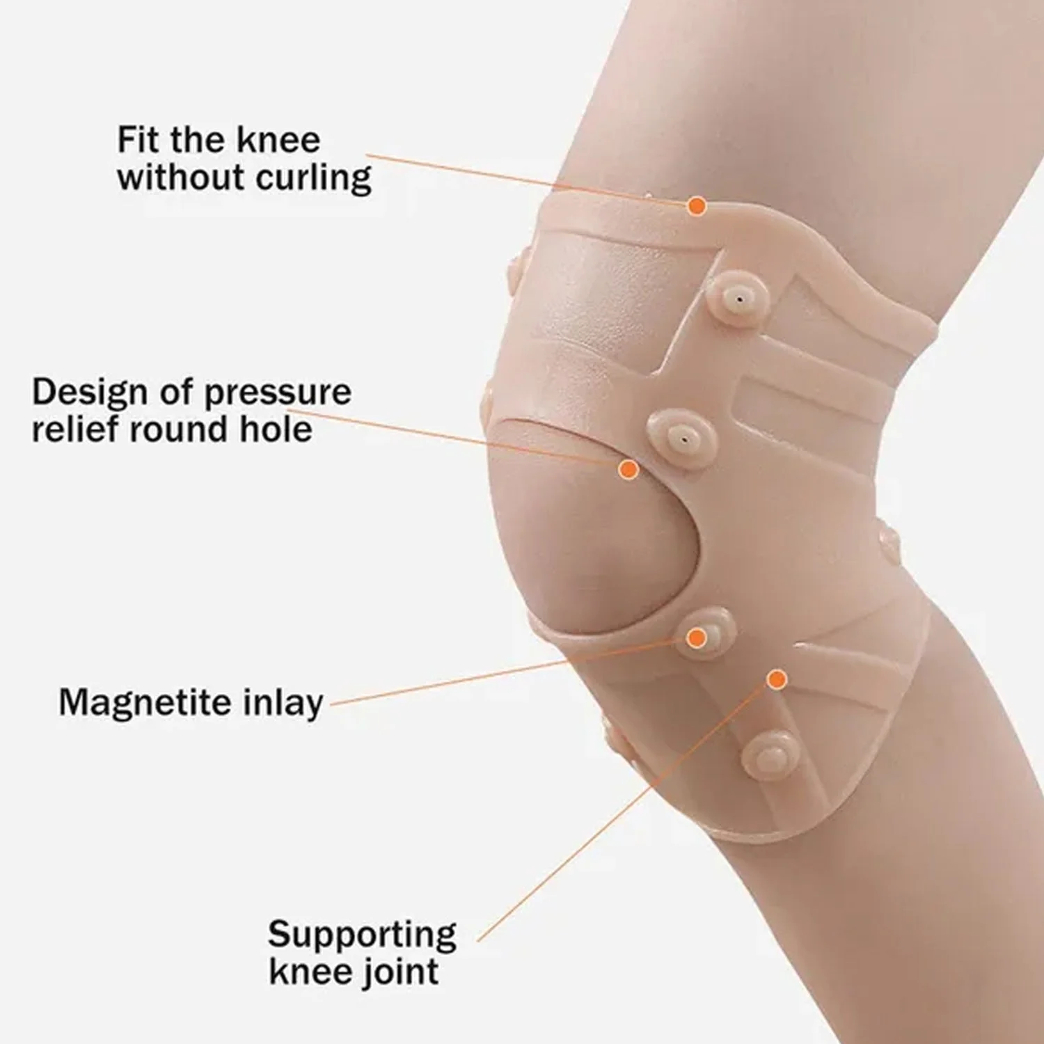 Silicone Ultra Thin Waterproof Knee Pad,1pc of magnetic knee pads - Image 8