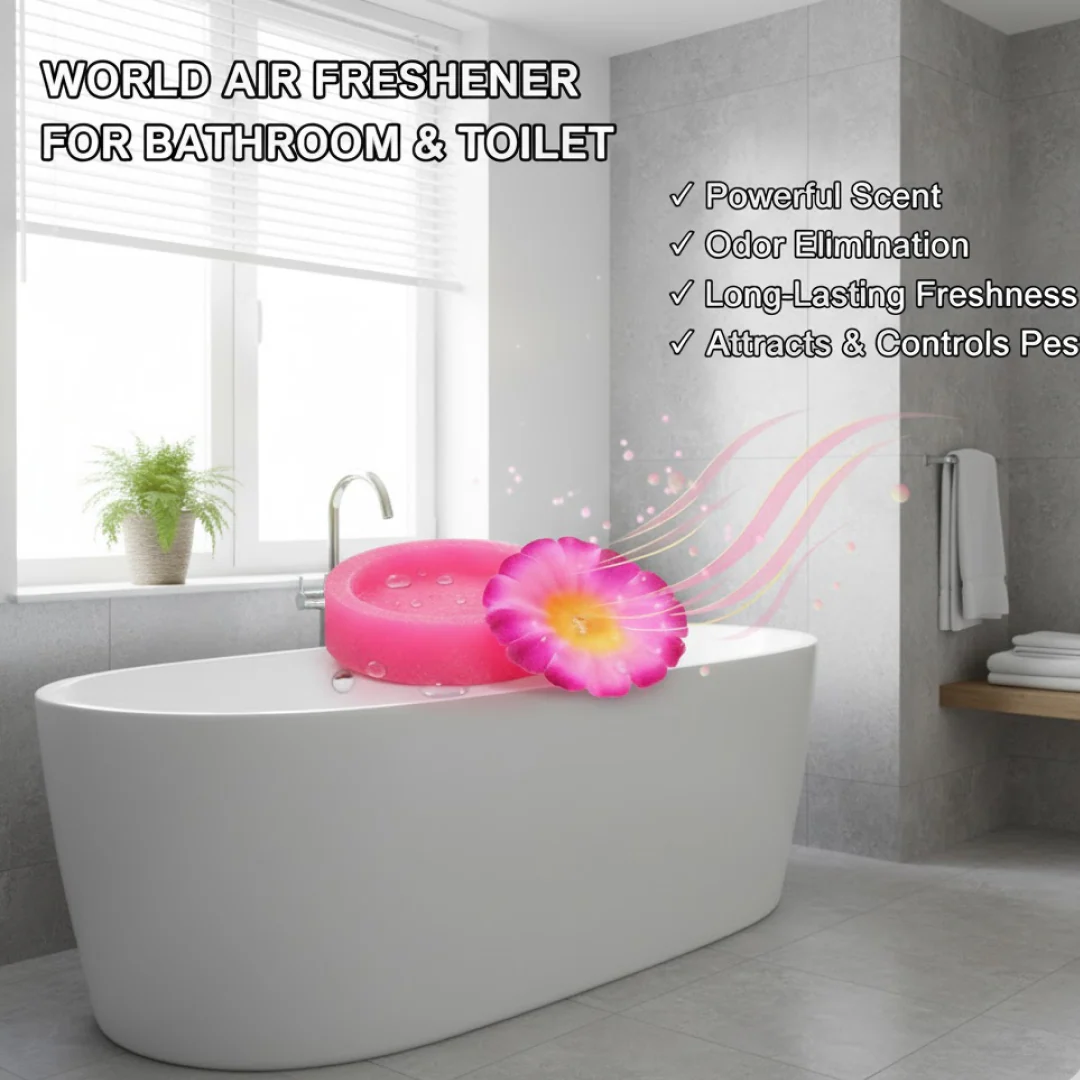 World Air freshener Flowers Block for Bathroom and Toilet - Image 6