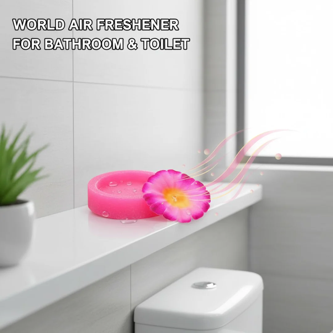 World Air freshener Flowers Block for Bathroom and Toilet - Image 8