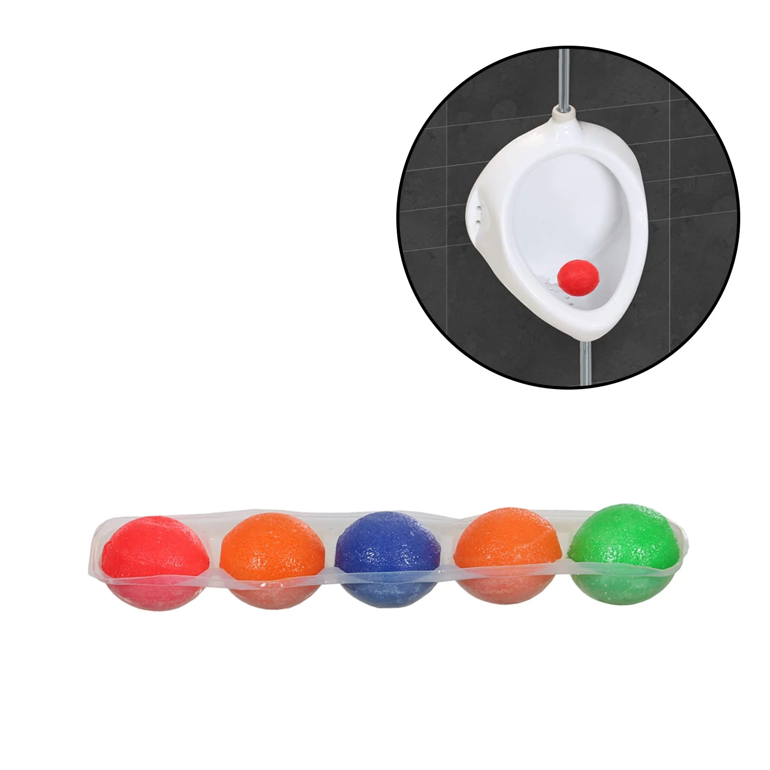 Urinal Balls | Sani Balls | Bathroom Freshener  Long-Lasting Fragrance (5 Pcs Set) - Image 5