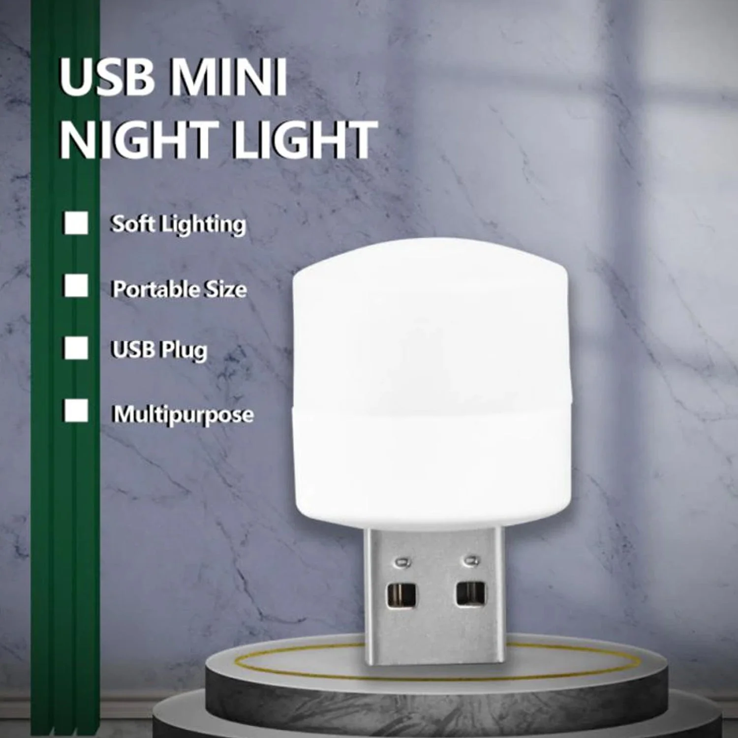USB LED LAMP Night Light, Plug Small Led Nightlight Mini Portable for PC and Laptop - Image 6
