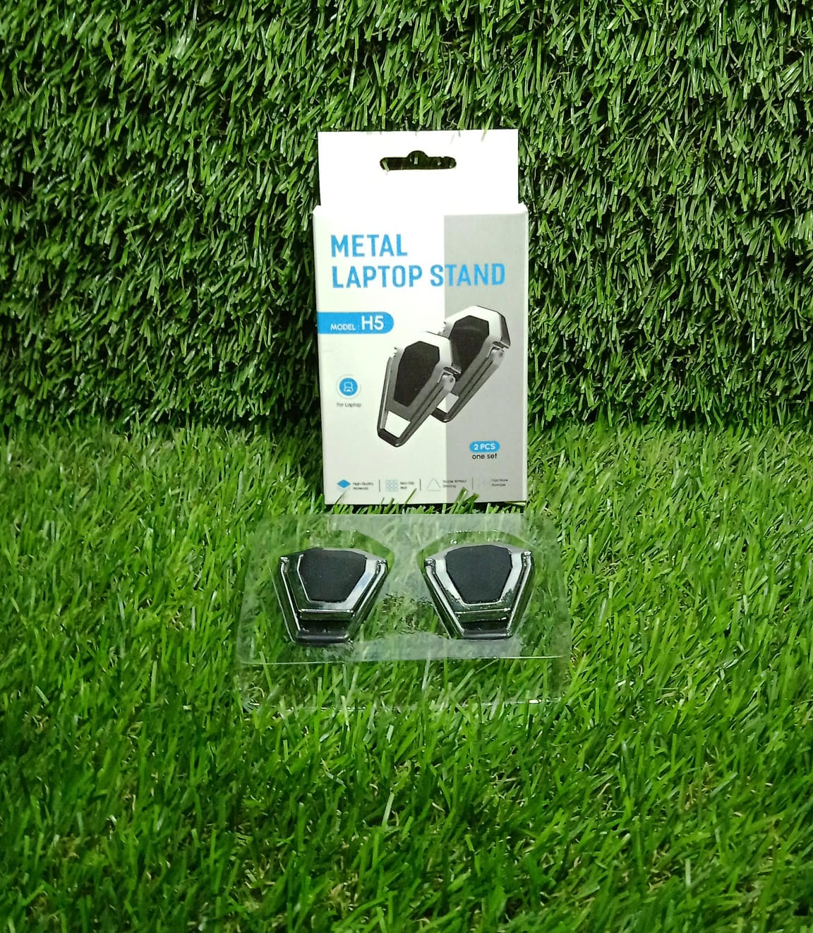 Mini Metal Folding Portable Stand Compatible with Every Laptop, Keyboard - Image 6