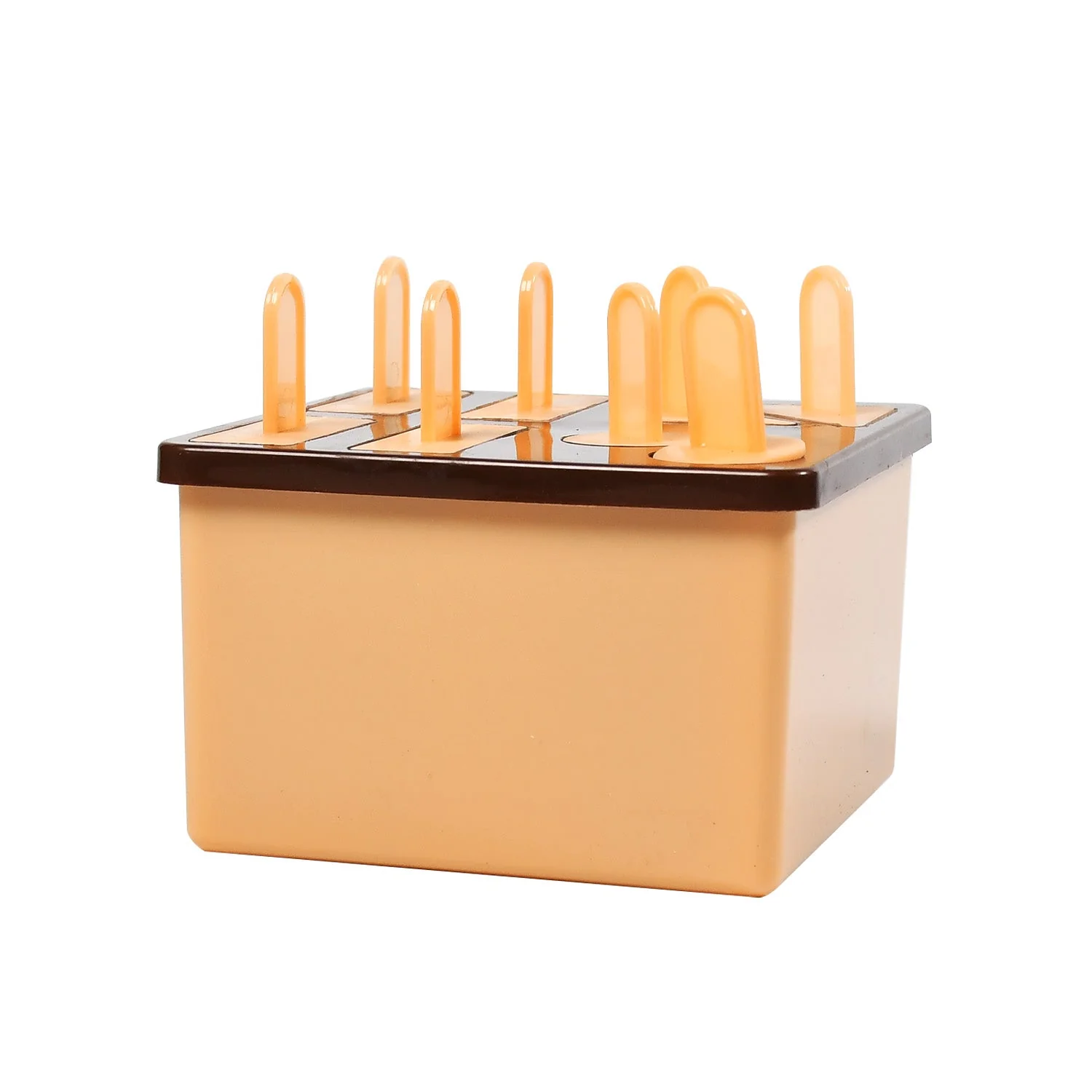 Plastic Kulfi Mold, Kulfi Molds 8 pcs Tray Ice Cream Mold (Brown Box) - Image 5