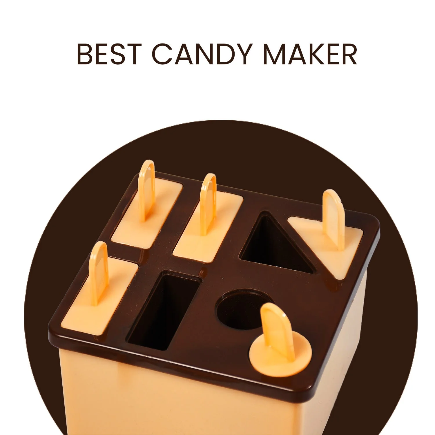 Plastic Kulfi Mold, Kulfi Molds 8 pcs Tray Ice Cream Mold (Brown Box) - Image 7