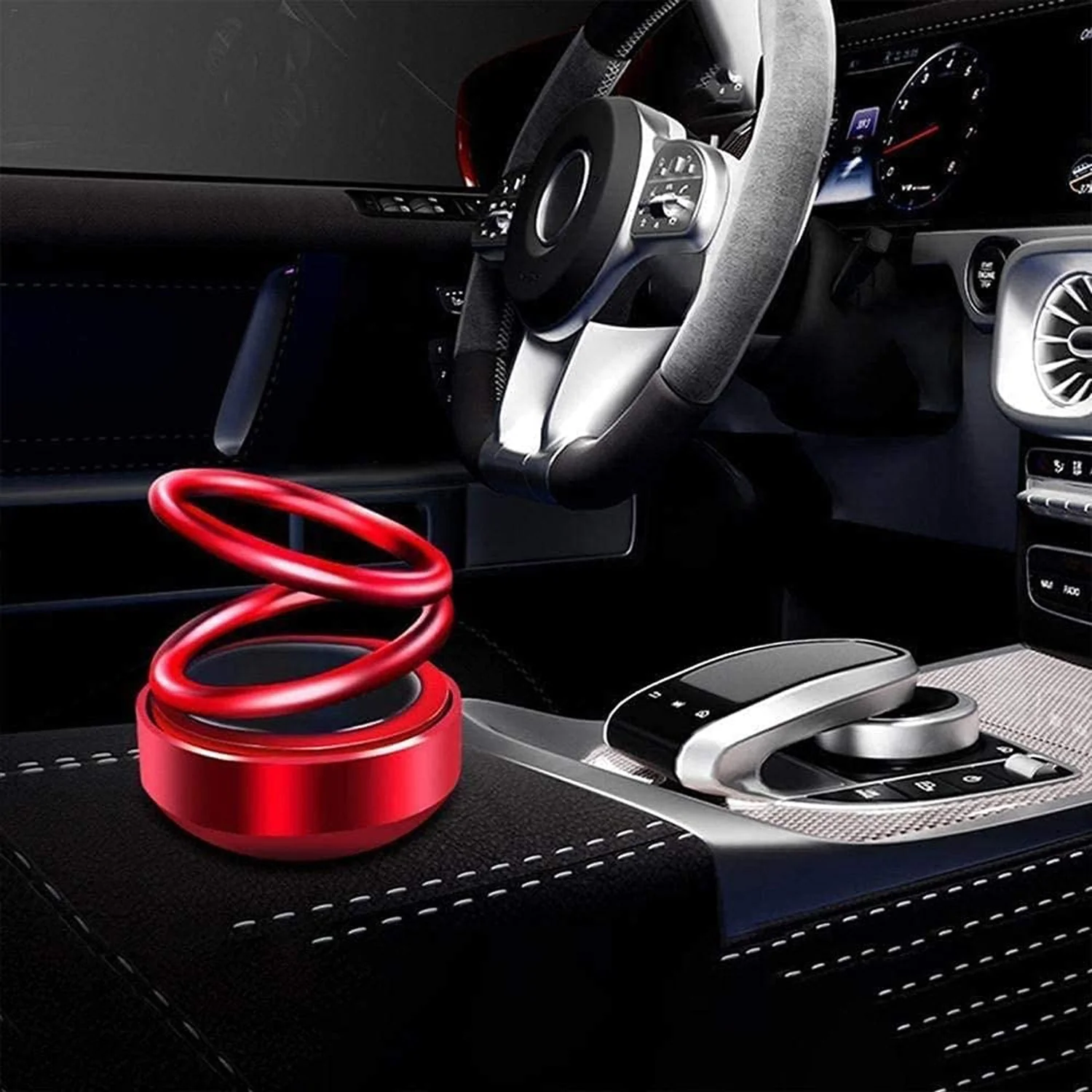 Solar Car Aroma Diffuser 360° Rotating Design, Air Freshener for Car, Home, Office - Image 13