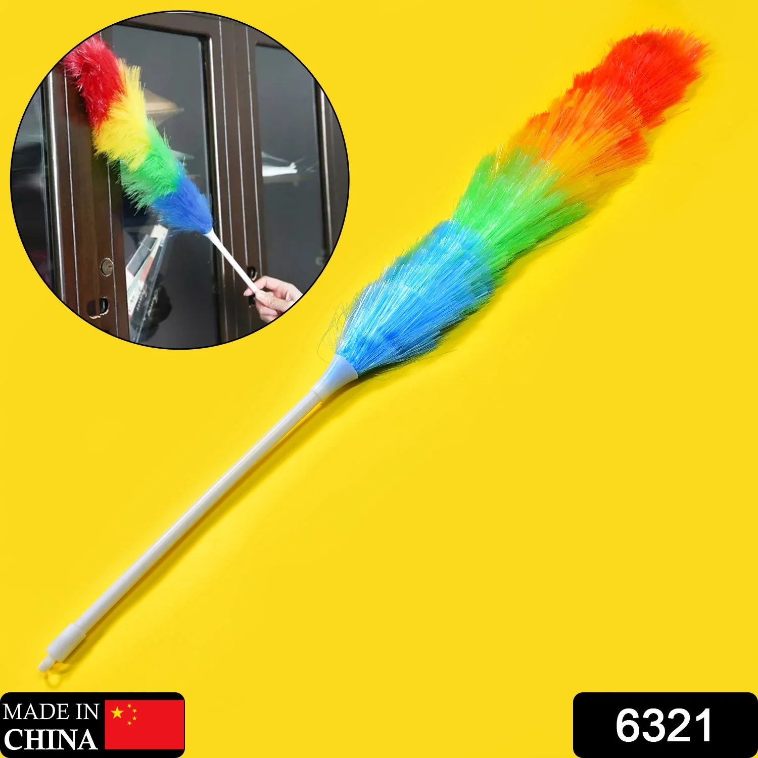 Colorful Feather Duster | Microfiber Duster Cleaning | Dusting Stick | Dusting Brush - Image 2
