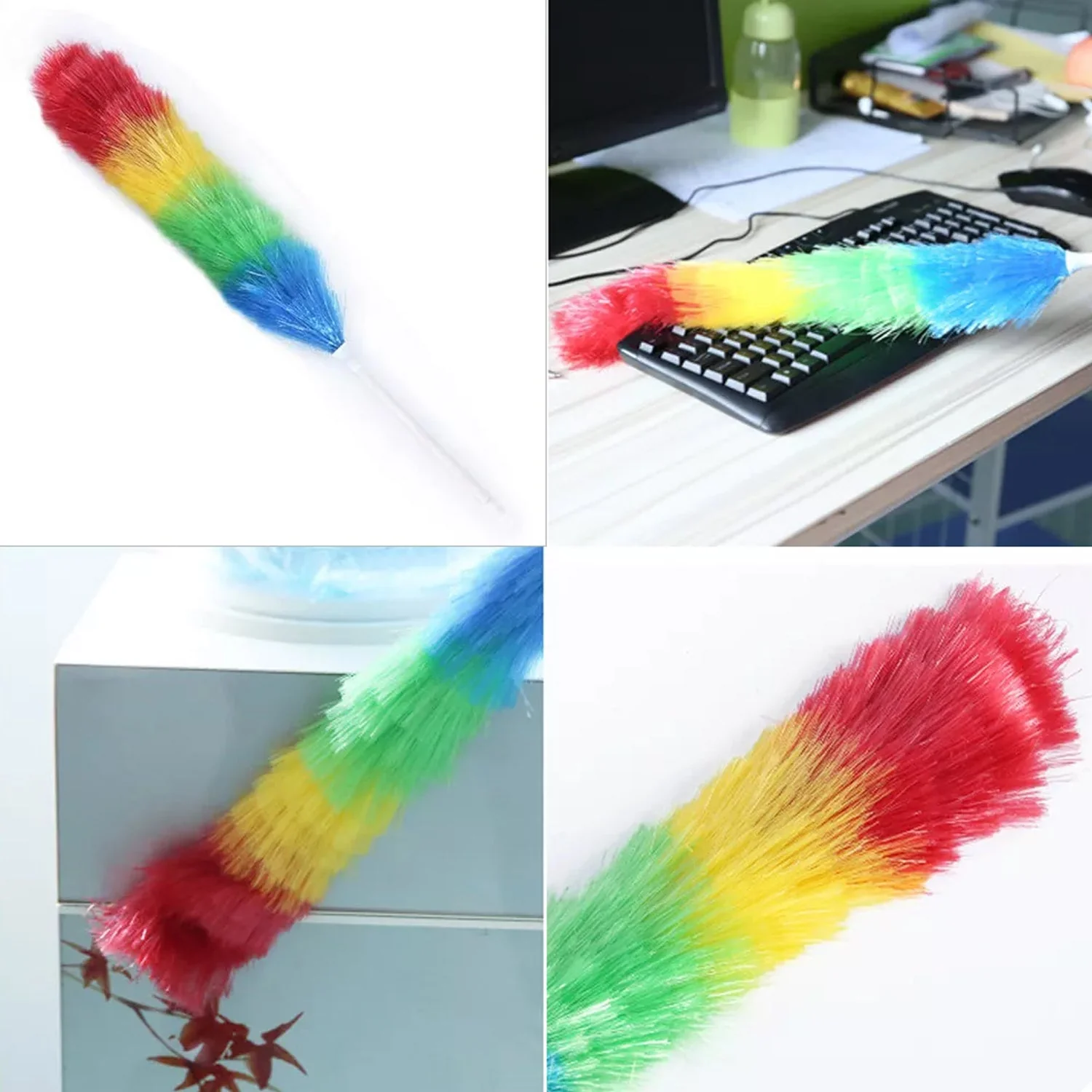 Colorful Feather Duster | Microfiber Duster Cleaning | Dusting Stick | Dusting Brush - Image 7