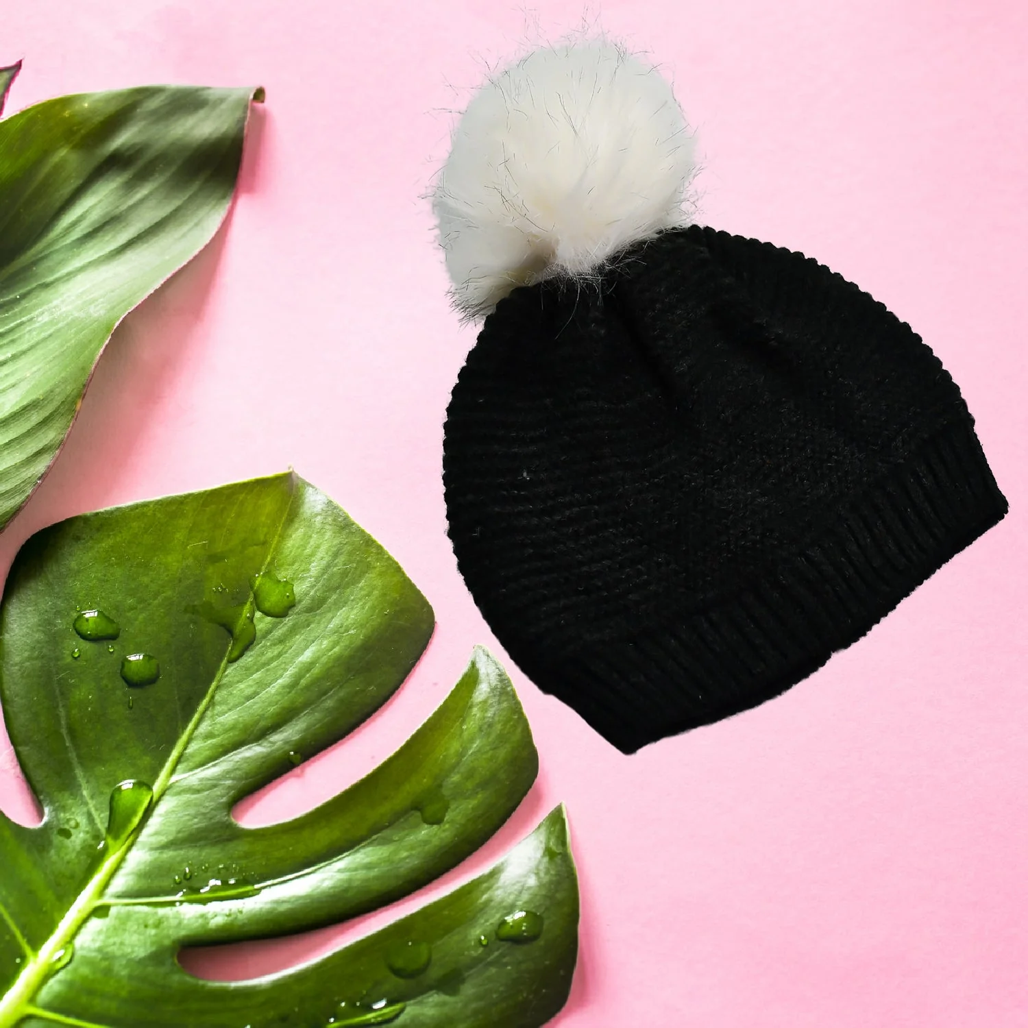Men's and Women's Skull Slouchy Winter Woolen Knitted Black Inside Fur Beanie Cap - Image 5