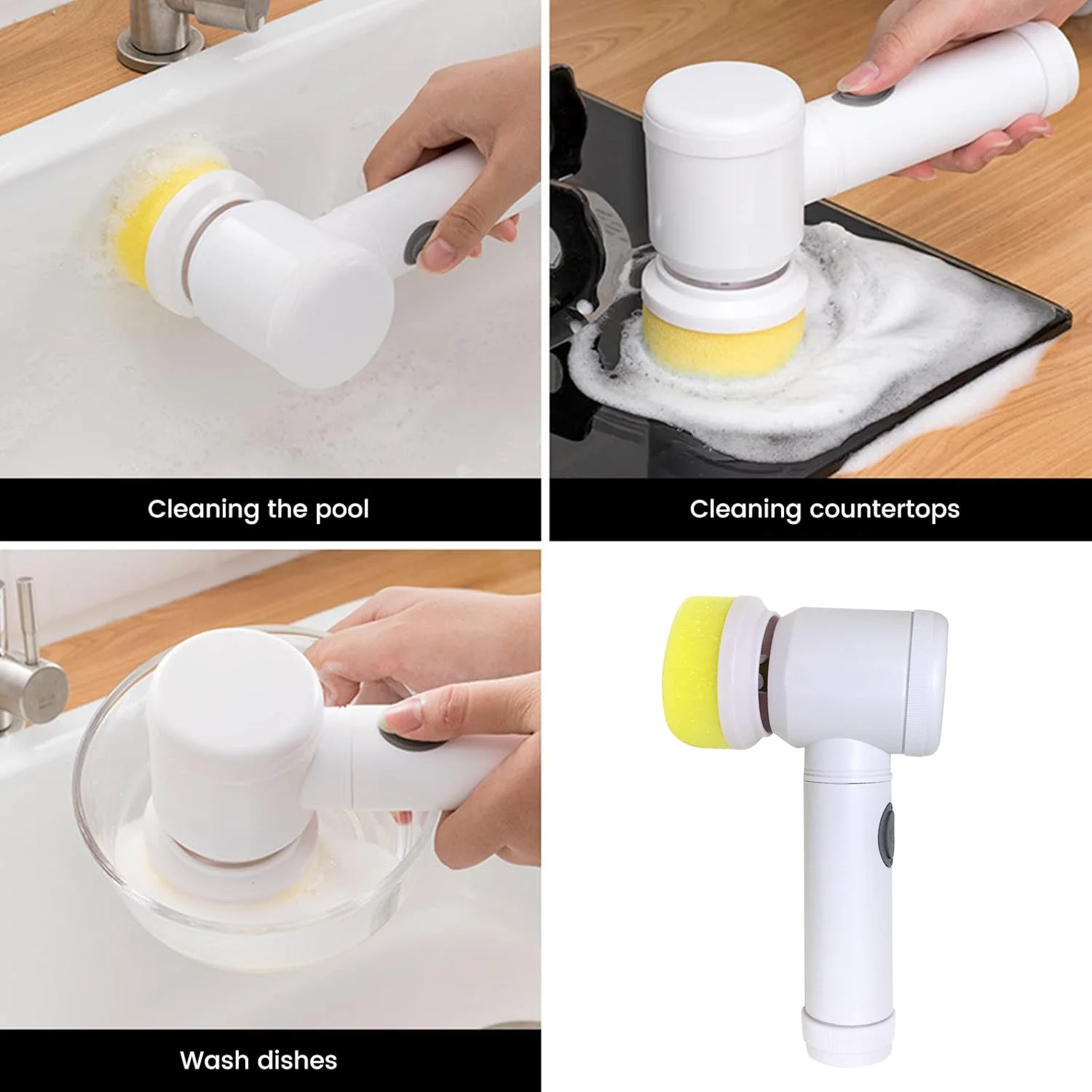 Multifunctional Cleaning Brush, Portable Electric Cleaning Brush (1 Pc) - Image 4