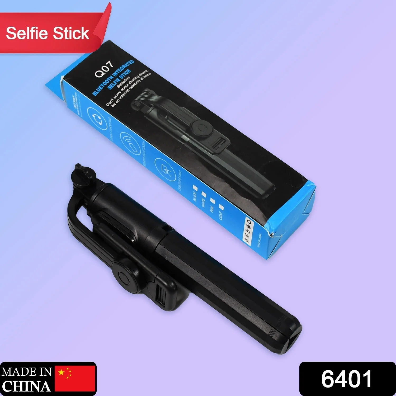 Bluetooth Selfie Stick, Portable Phone Tripod Stand for Mobile - Image 3
