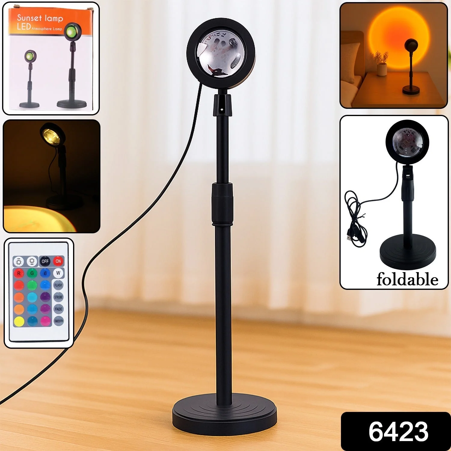 Multi Colors Sunset Lamp, Sunset Projection Lamp LED Night Lights - Image 2