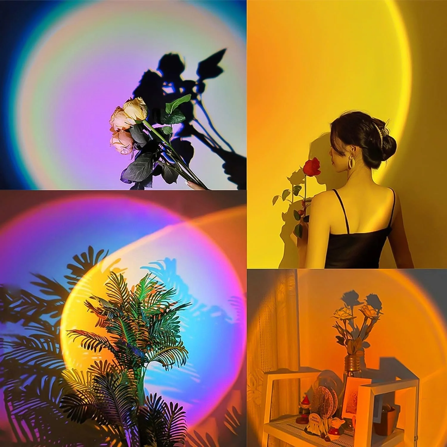 Multi Colors Sunset Lamp, Sunset Projection Lamp LED Night Lights - Image 5