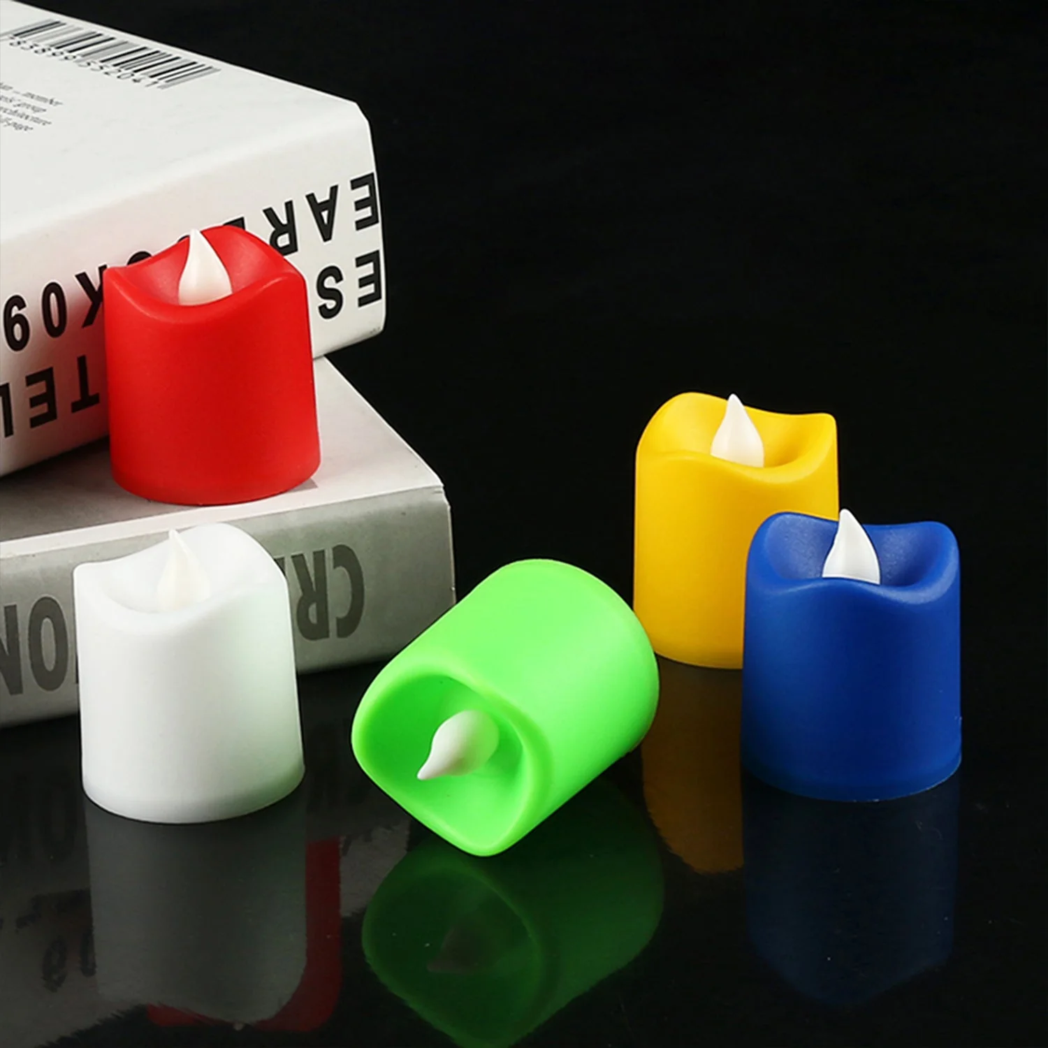 LED Tealight Candles – Battery Operated Decorative Lights (10 Pcs) - Image 4