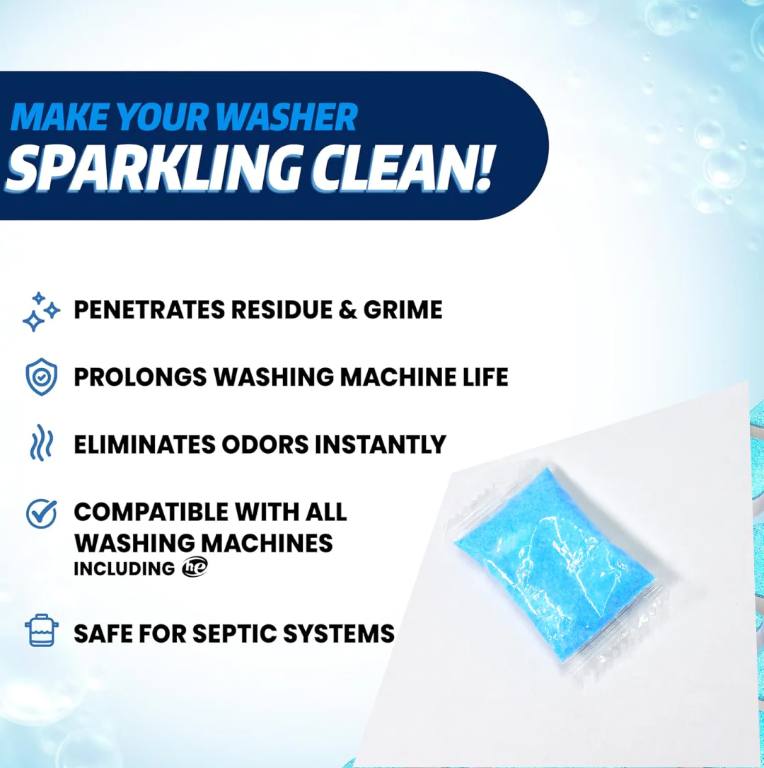 WASHING MACHINE STAIN TANK CLEANER DEEP CLEANING DETERGENT POWDER ( 1PC ) - Image 10