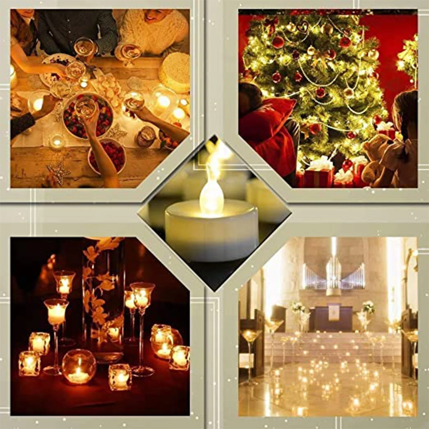 Flameless Floating Tea Light Candles – Battery Operated Set of 8 in Box - Image 4