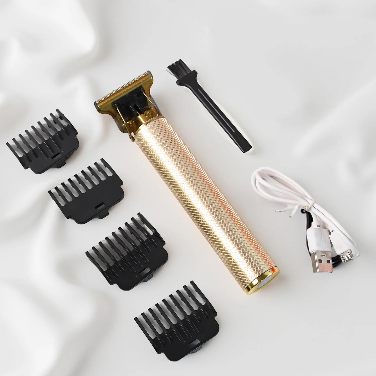 Men’s Hair Trimmer & Beard Clipper with 4 Adjustable Blades & Cleaning Brush - Image 7