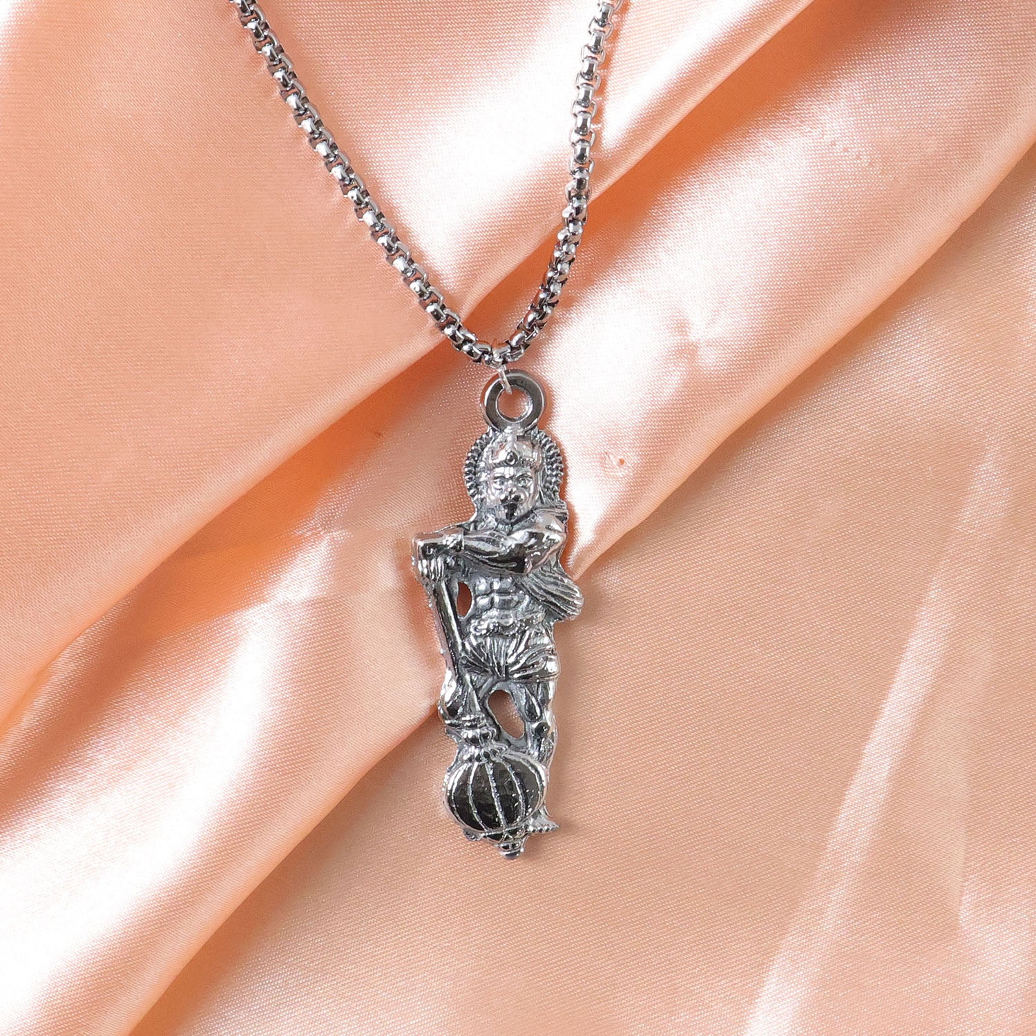 Hanuman Ji Pendant with Gada Religious Jewellery for Men and Women (1 Pc) - Image 5