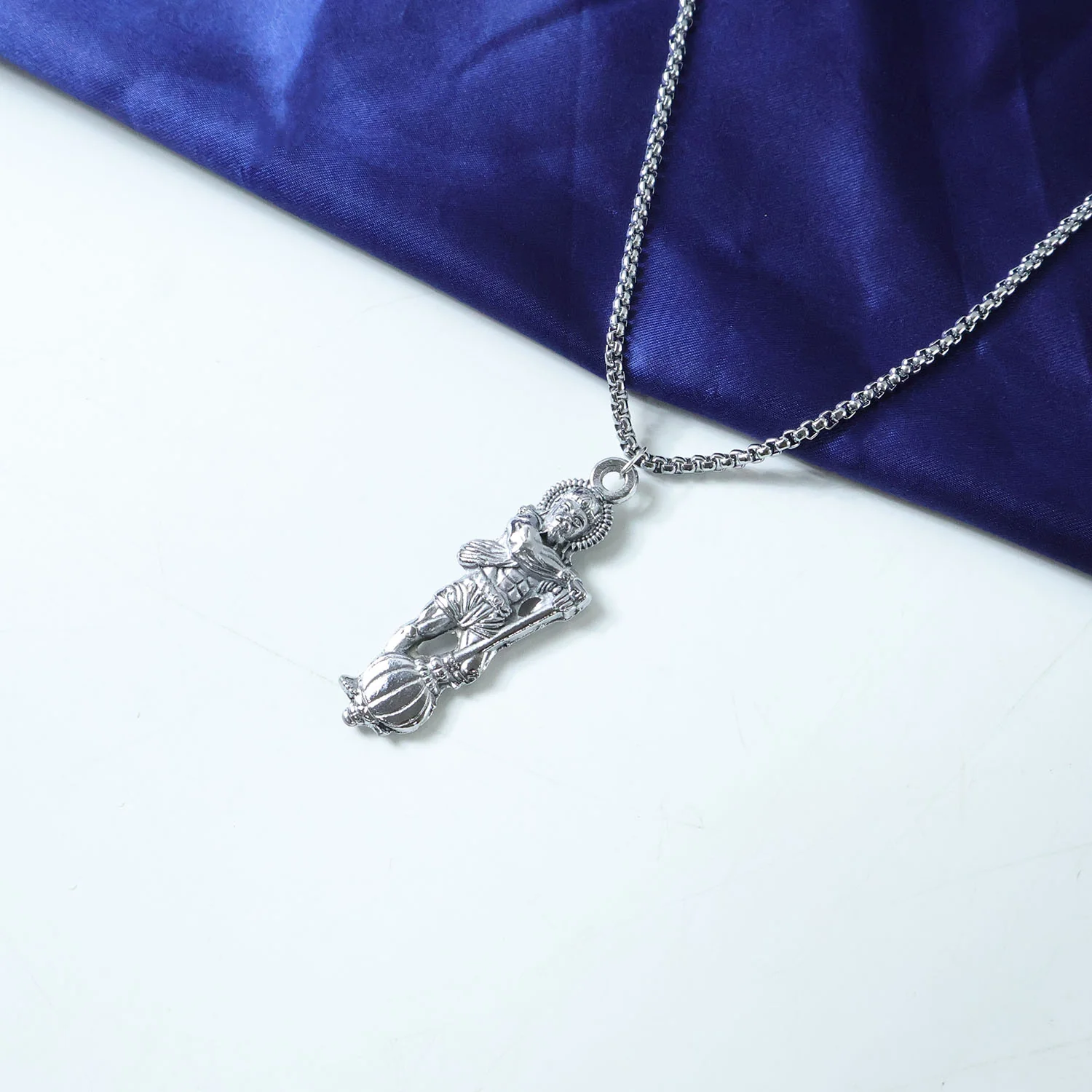 Hanuman Ji Pendant with Gada Religious Jewellery for Men and Women (1 Pc) - Image 6